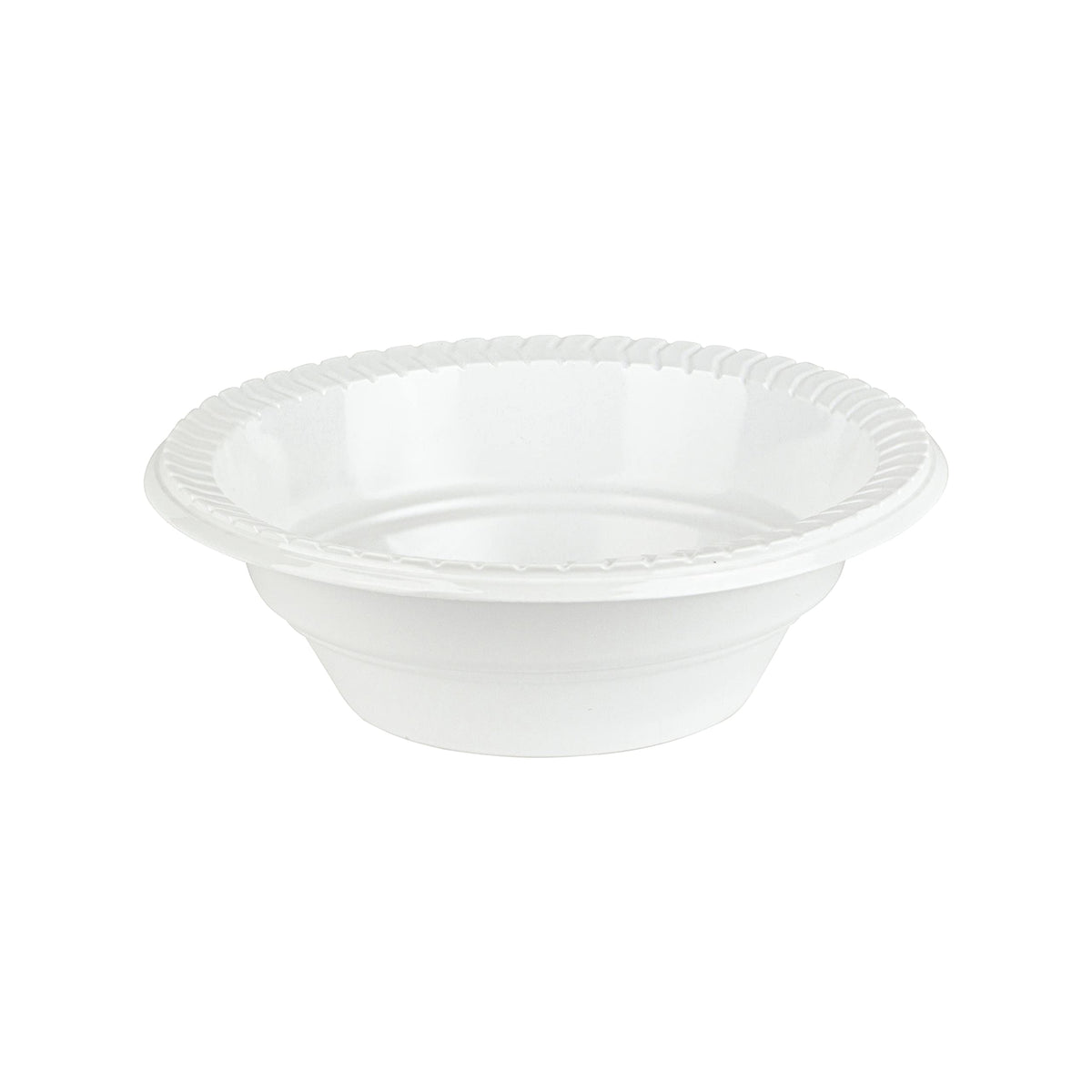 Plasticpro Round Plastic 12 Ounce Bowls Microwaveable, Disposable, White, Dinnerware 800 Count