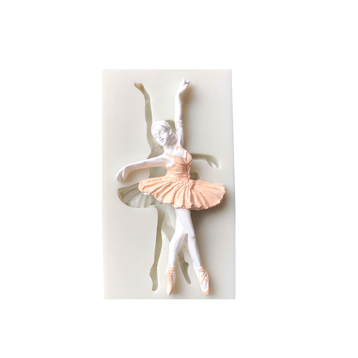 Ballet Girl Silicone Mold For Ballerina Dance Lovers Diy Fondant Candy Making Chocolate Molds Lollipop Desserts Ice Cube Gum Cla