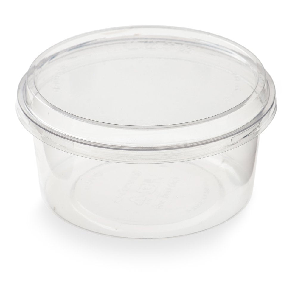 Restaurantware Basic Nature 12 Ounce Deli Containers 500 Meal Prep Containers - Lids Sold Separately Pla Plastic Disposable Food