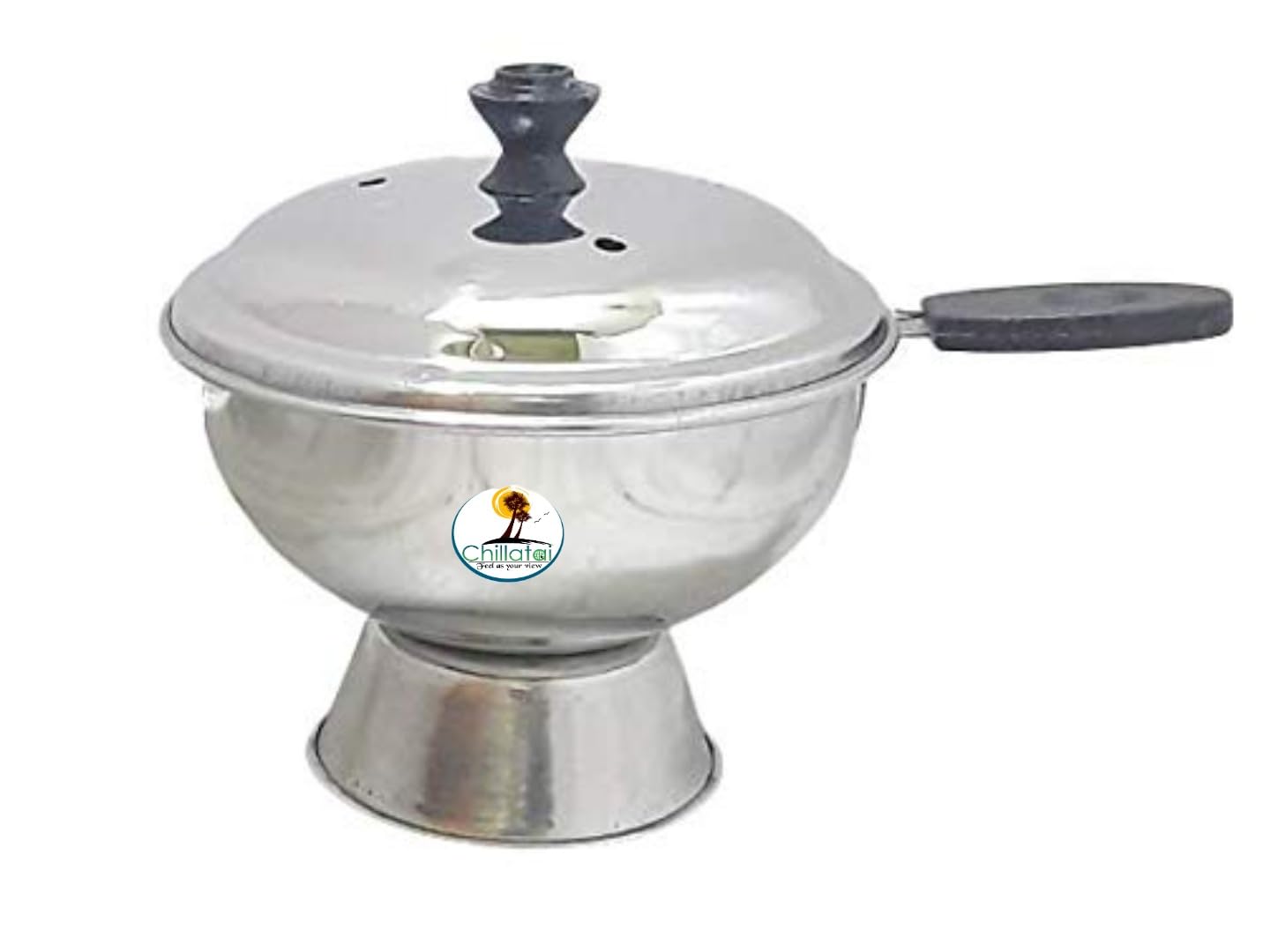 Chillatai Metals Stainless Steel Chiratta Puttu Maker Suitable For Pressure Cooker (Small Size)