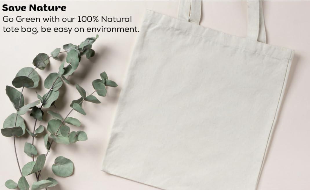 Simpli-Magic Canvas Tote Bags, 13''X15'', Pack Of 15, Natural