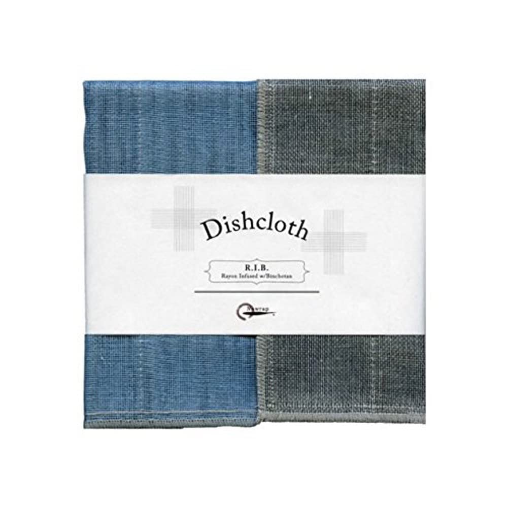 Nawrap Binchotan Charcoal Dishcloths, Naturally Anti-Odor, Set Of 3, Aqua, White & Purple