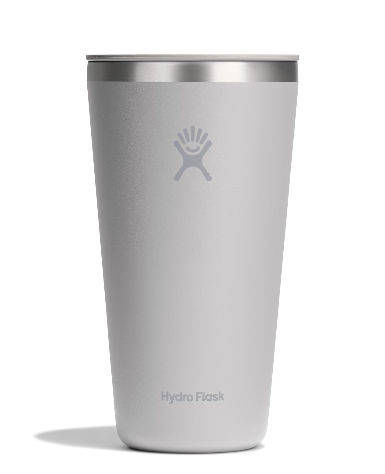 Hydro Flask All Around Tumbler Press-in Lid, Insulated Travel Mug, Stainless Steel Coffee Cup 28 Oz Birch Gray