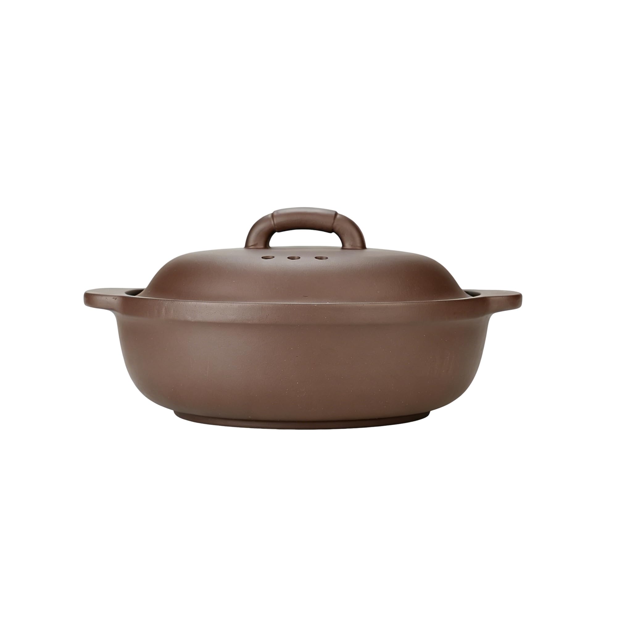 SILINE 2.2L Yixing Clay Pot for Cooking,Natural Earthenware Casserole