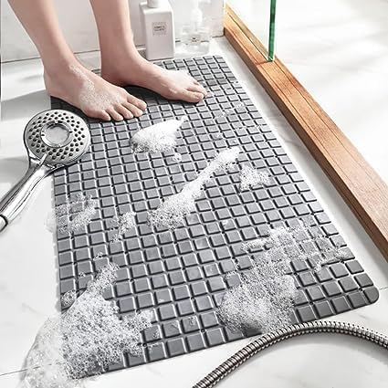 Vroxy AntiSlip Bathroom Accessories, Machine Washable Bathtub Mats NonSlip Bath Mat for Shower Stalls Floors and Mat for Bathr