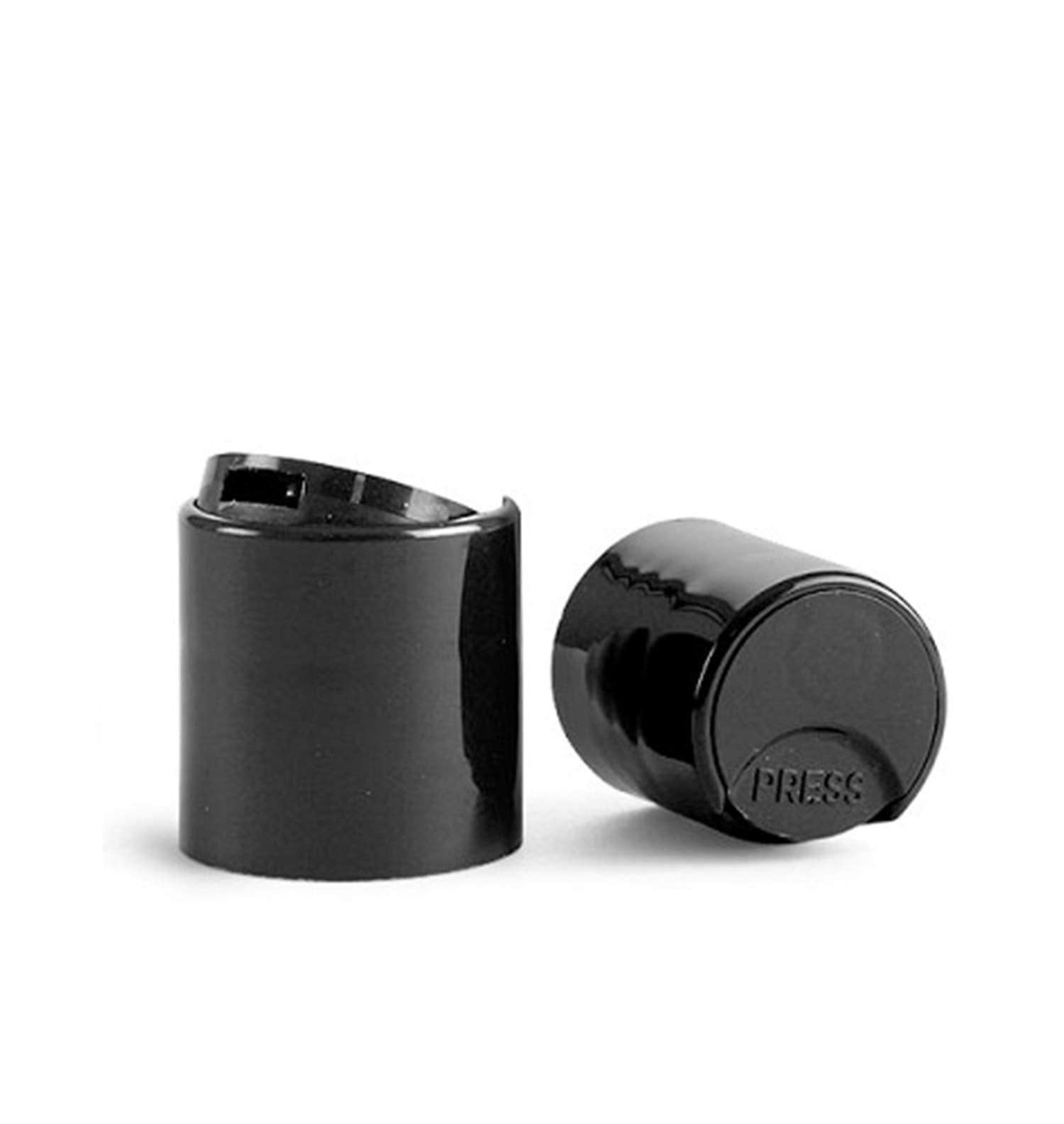 Aromine 8Oz Plastic Amber Bottles (6 Pack) Bpa-Free Squeeze Containers With Disc Cap, Labels Included