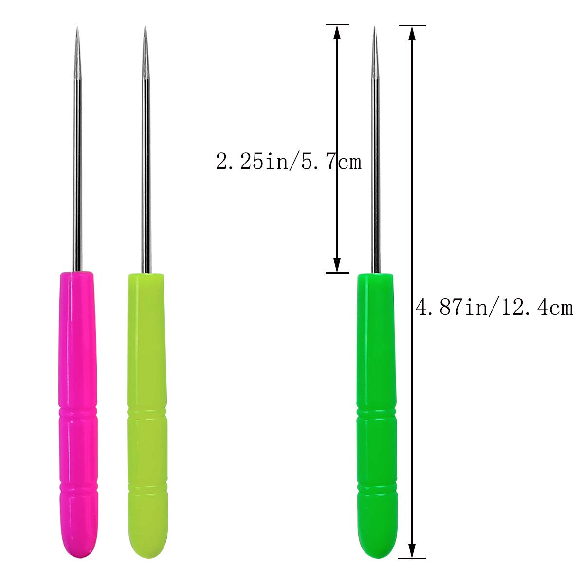 TTSAM 12 Pcs Sugar Stir Needle Set - Stainless Steel Icing Decorating Tools, Model DE-jsCook-07h-25