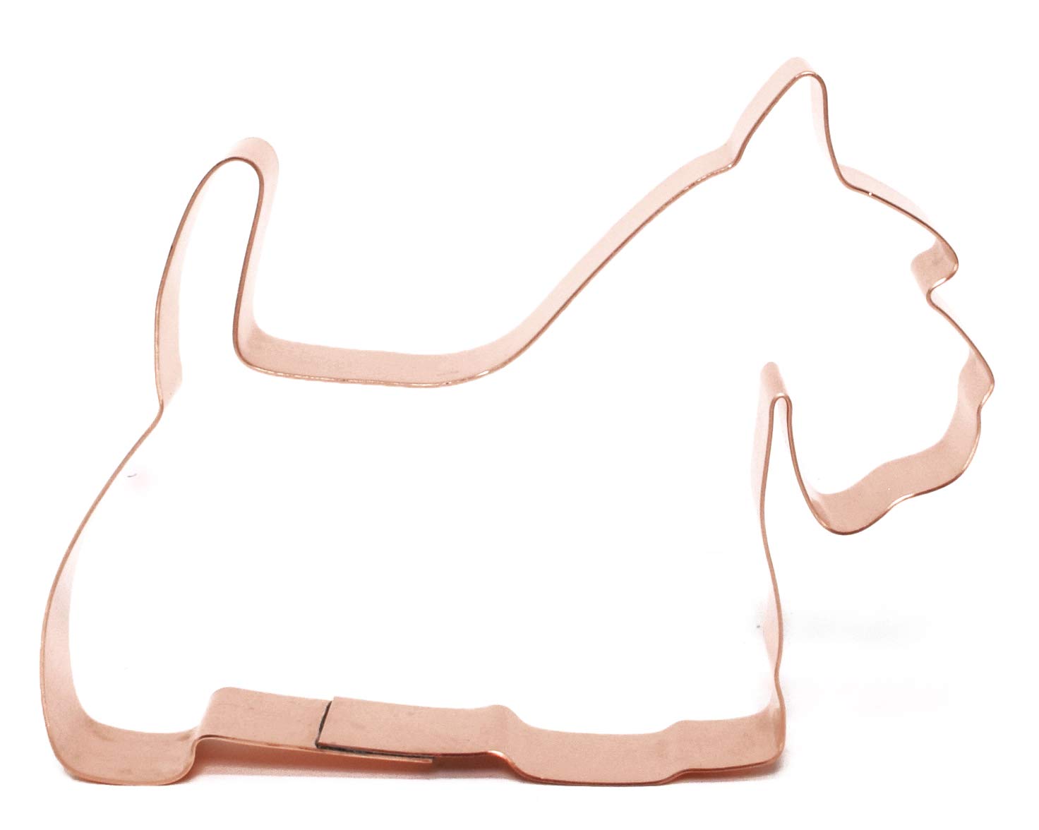 Scottish Terrier Dog Breed Cookie Cutter 5 X 4 Inches - Handcrafted Copper By The Fussy Pup
