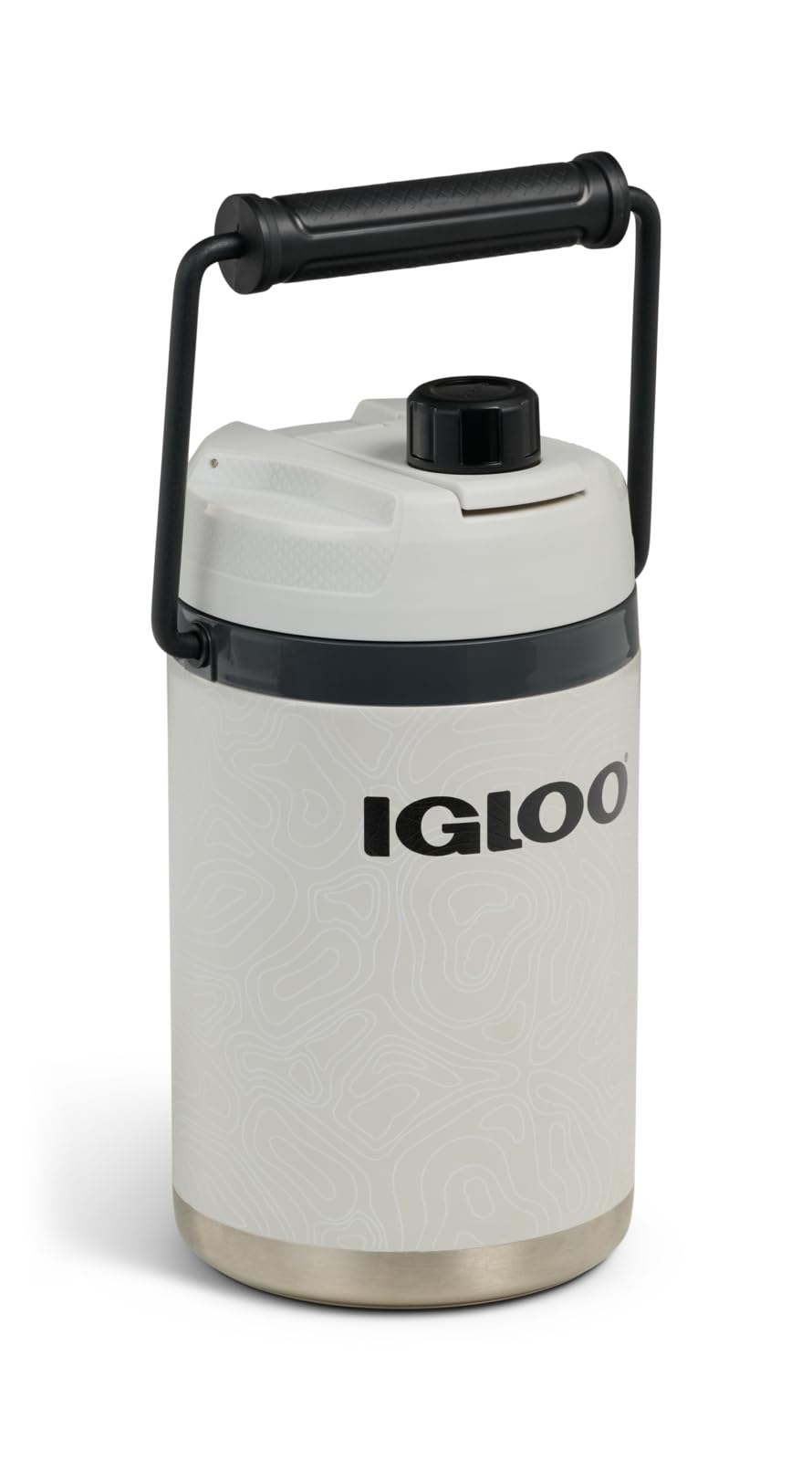 Igloo Trailmate Hybrid 54 oz Insulated Water Bottle, Large Sports Water Jug, Beverage Cooler, Bone