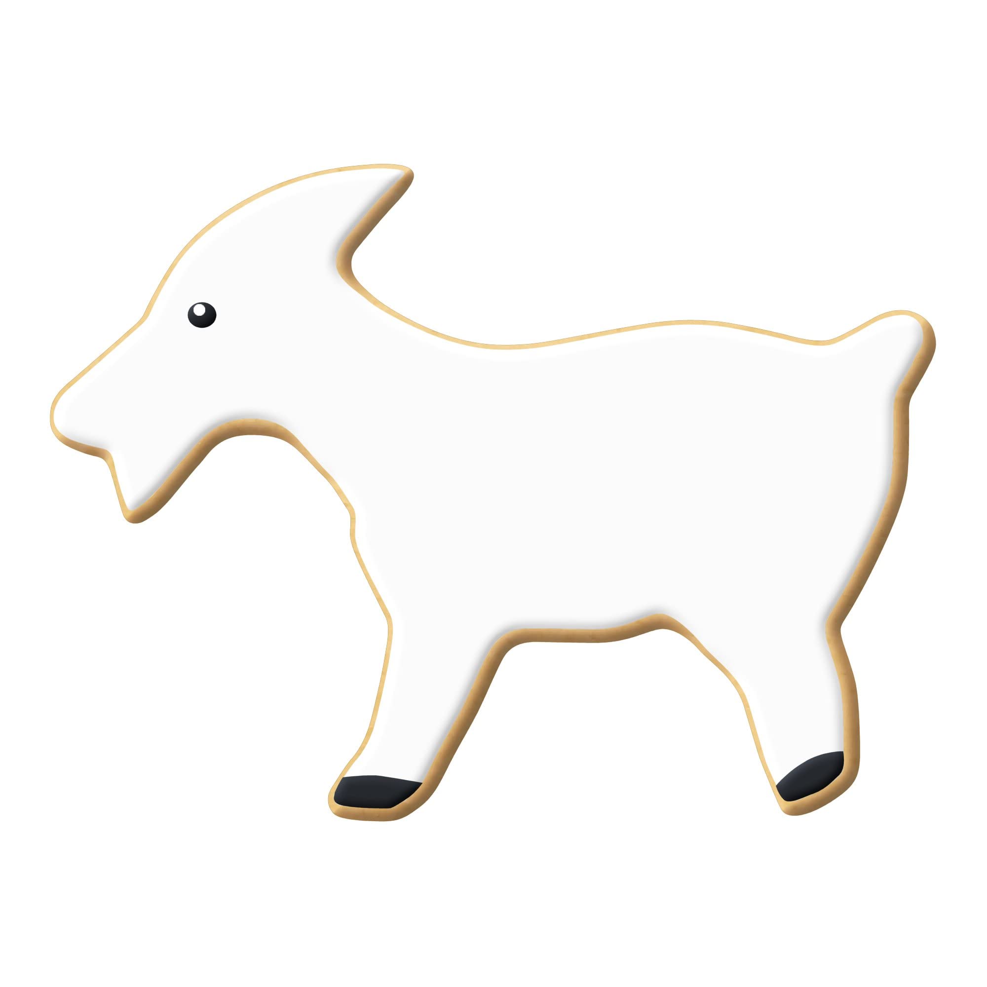 Miniature Goat Tin Cookie Cutter 1.5'' M55
