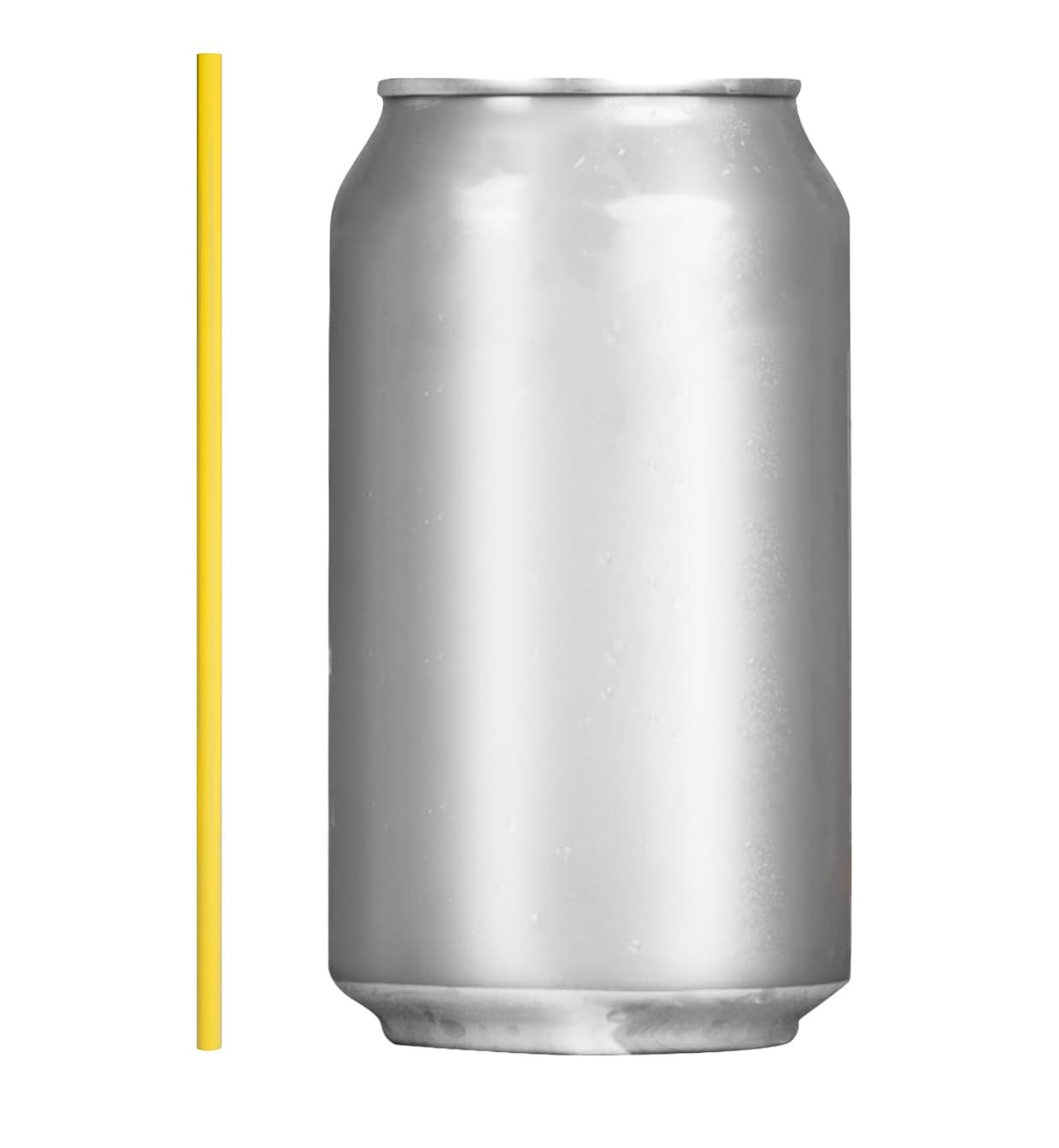 Disposable Plastic Coffee Stirrer Straw - 5 Inch Sip Stir Stick (1000, Yellow)