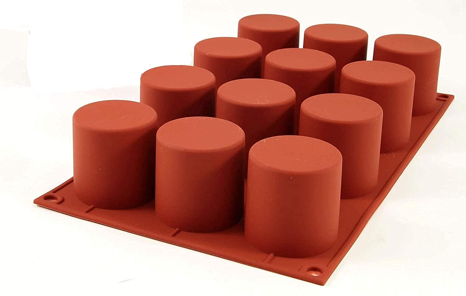 Silikomart Silicone Cylinder Cake Mould, 48Mm, Terracotta