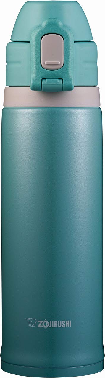 Zojirushi Sd-Cs50-Gm Direct Drinking Water Bottle, Sports Type, Stainless Steel, Straw Bottle, 0.52L, Mint