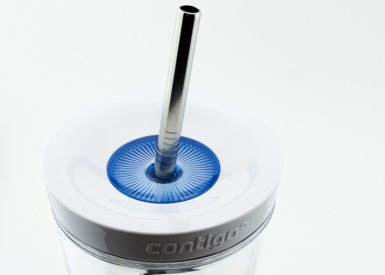 4 Pack Cocostraw For Contigo Shake And Go 20 Oz Auto Close Tumbler Perfectfit 18/8 Stainless Steel Drinking Straws With Cleaning