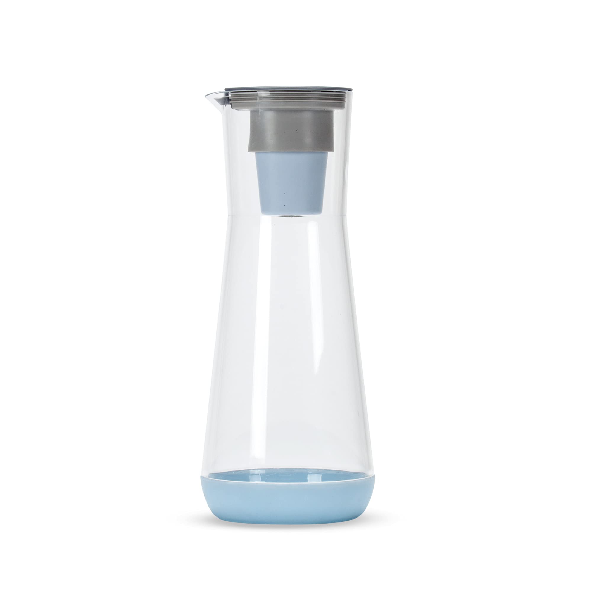 Hydros Water Filter Pitcher, 40 Oz Slim Design, Patented Fast Flo Tech, Dishwasher Safe, Fills In Just 40 Seconds, Bpa Free, 5 C