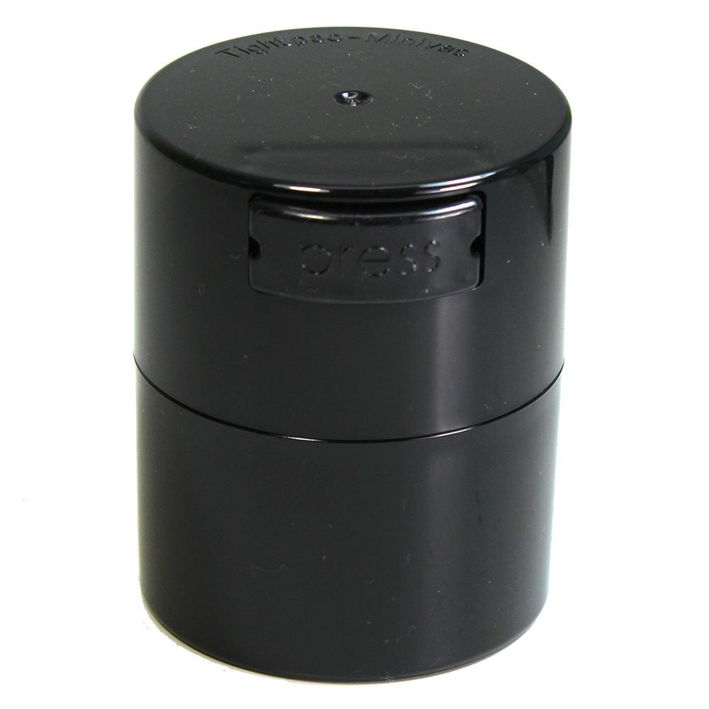 Minivac - 10G To 30 Grams Airtight Multi-Use Vacuum Seal Portable Storage Container For Dry Goods, Food, And Herbs - Coffee Tint