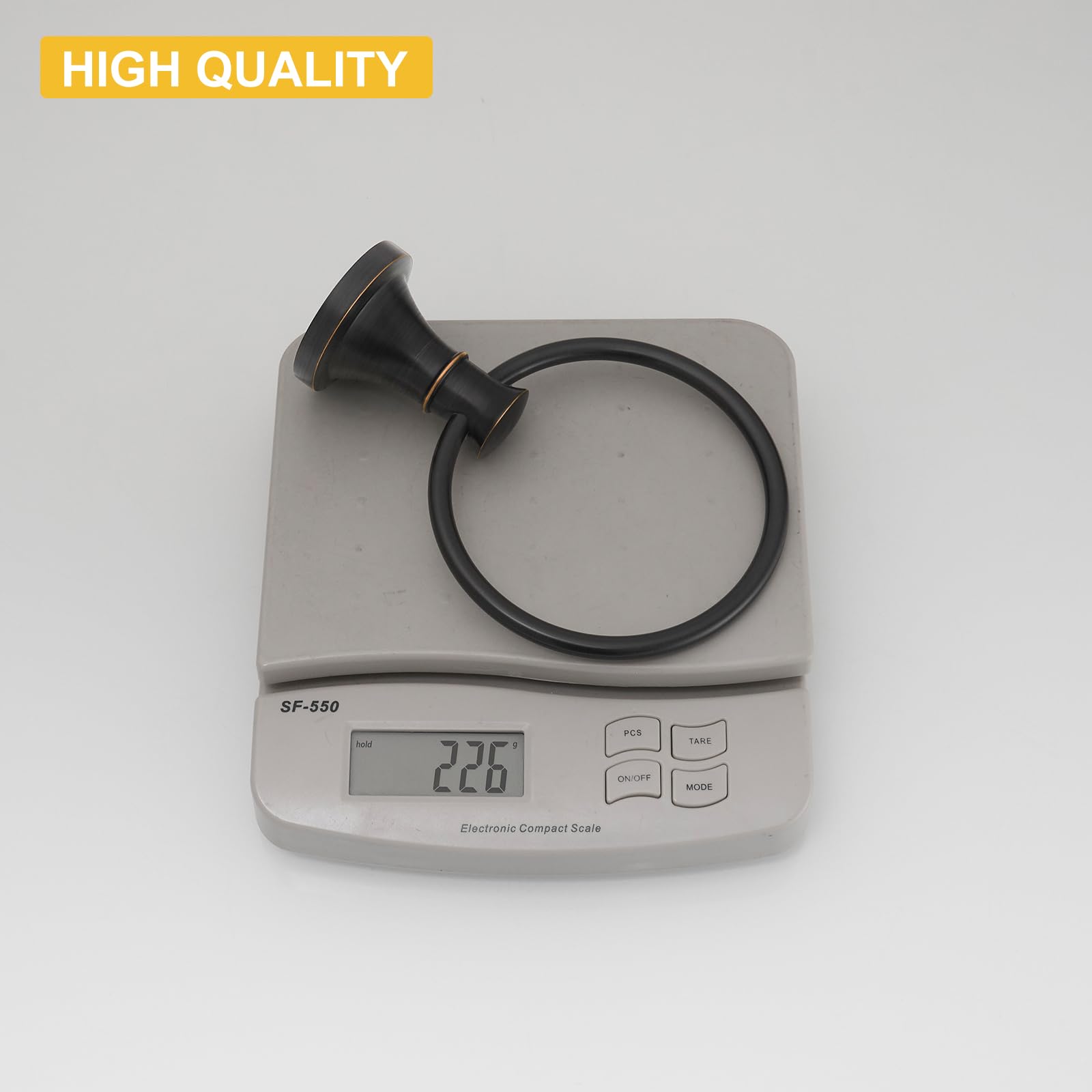BESy Oil Rubbed Bronze Bathroom Hand Towel Ring Towel Holder  Wall Mounted Bathroom Hardware Accessory