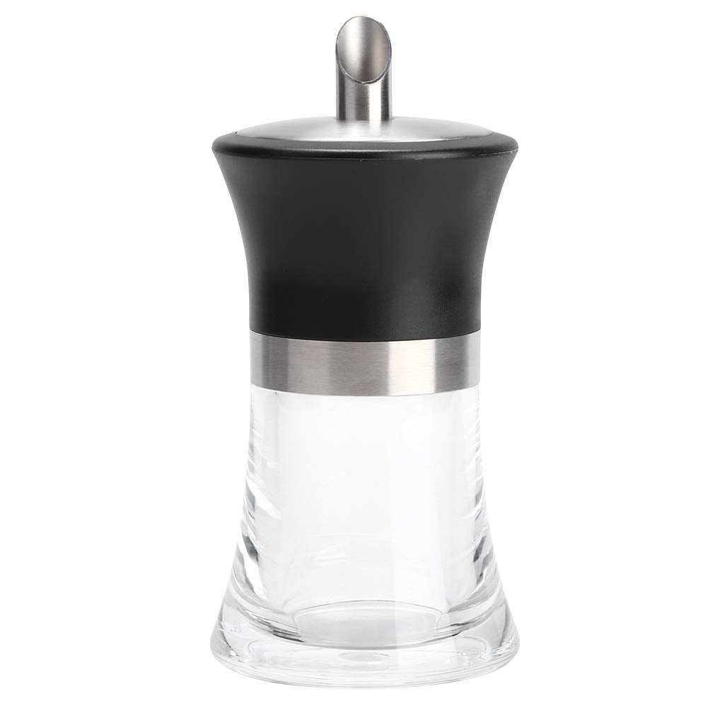 Sugar Dispenser & Shaker For Coffee Cereal Tea Baking With Pouring Spout And Lid For Easy Spoon Measuring Pour 100Ml Glass Jar C