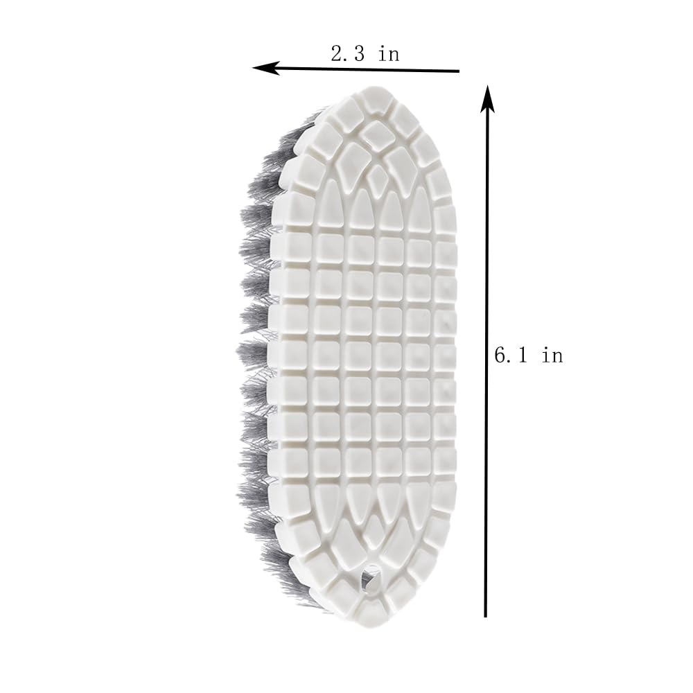 Chenshuo Multi Purpose Heavy Duty Scrub Brush, Heavy Duty Hand Held Scrub Stiff Bristle Brush, Multiple Segments Are Bendable Fr