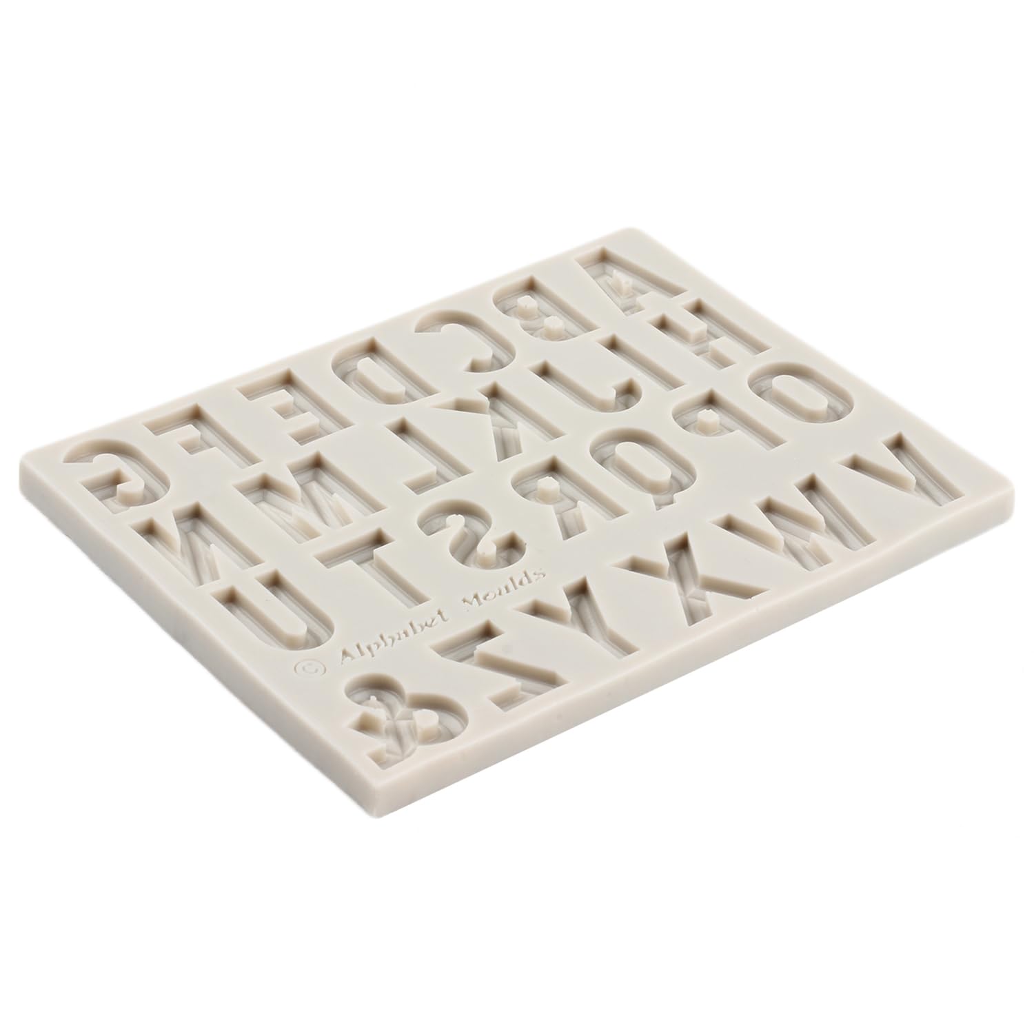 Mypracs Letter Silicone Molds Number Silicone Molds Uppercase Alphabet Number Fondant Mold Letter Molds For Cake Decoration Cupc