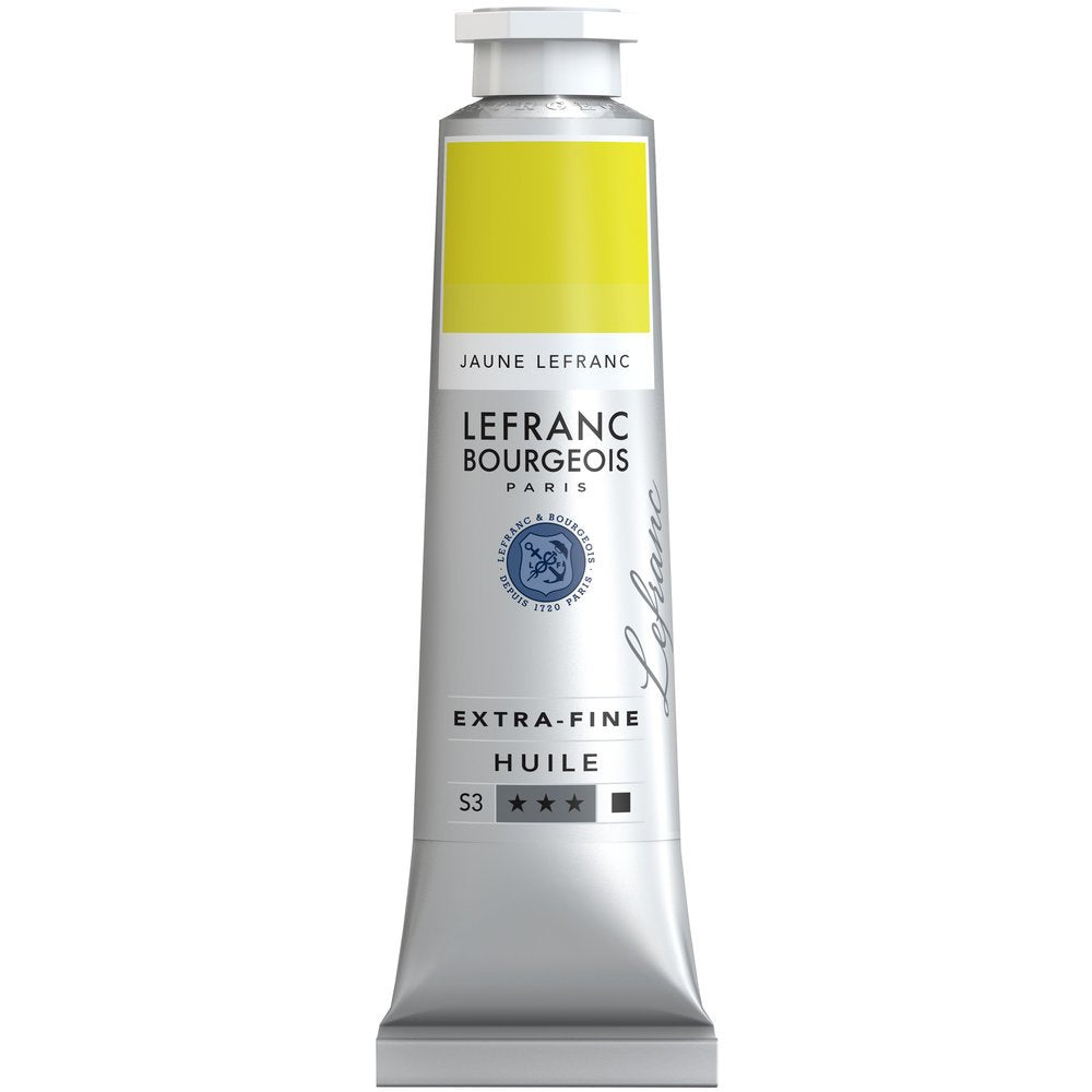 Lefranc Bourgeois, Oil-Based Paint, Lefranc Yellow, 40ml