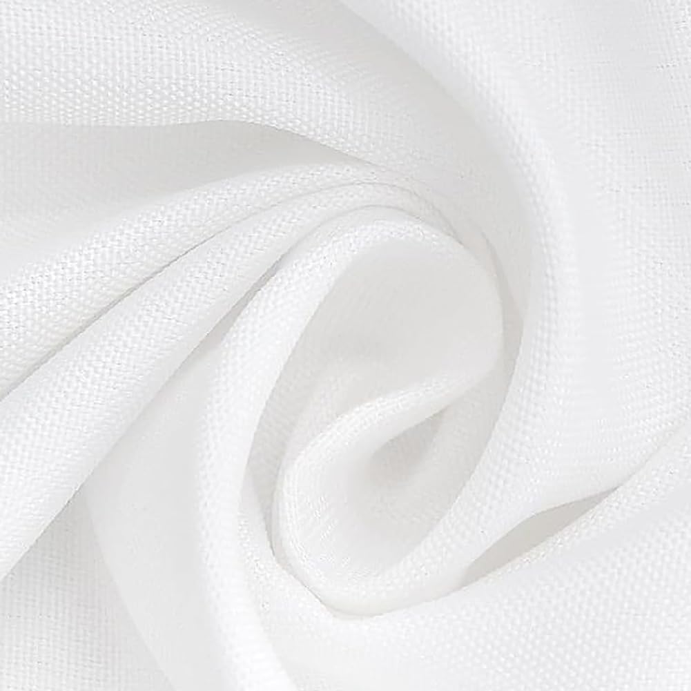 Findyou 6 Pack White Table Cloth Rectangle Table 60 X 102 Inch Tablecloths For 6 Foot Rectangle Tables. Stain And Winkle Resista
