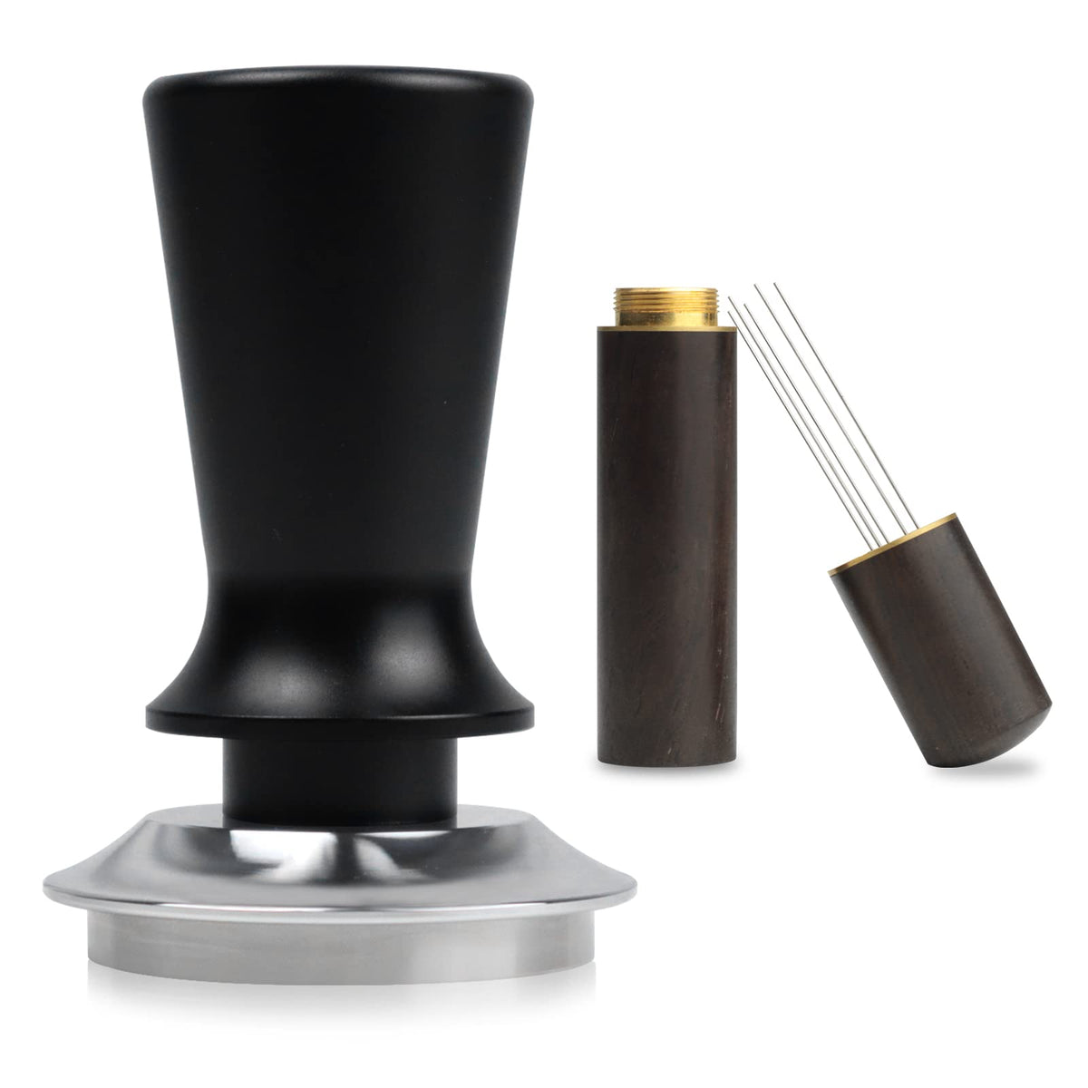 Espresso Tamper 51Mm & Espresso Stirrer, Coffee Tamper For Espresso Machine, Espresso Distribution Tool, Espresso Stamp Press, C