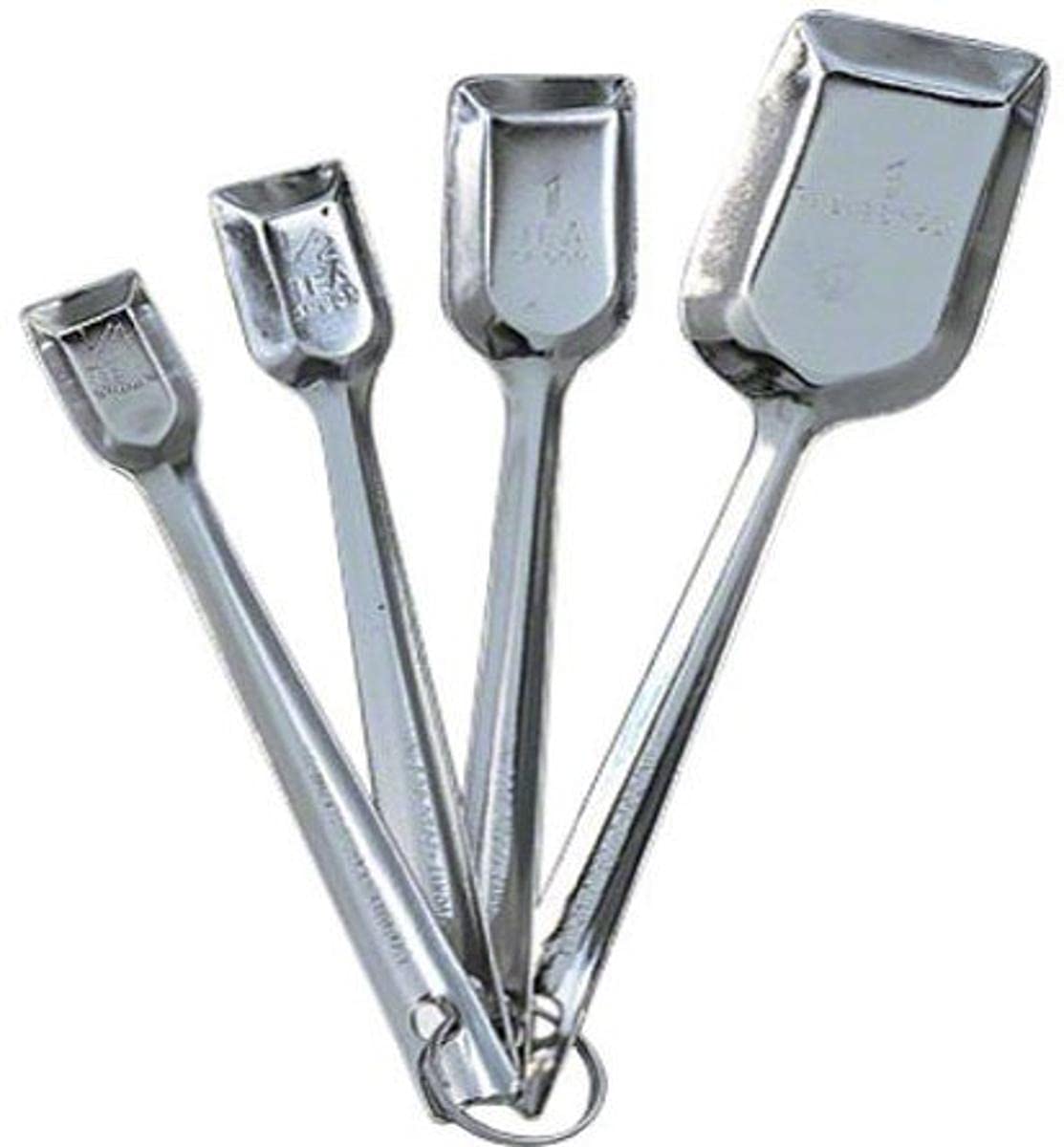 American Metalcraft Msss73 Measuring Cups And Spoons, 10.8'' Length X 8.2'' Width, Silver, Set Of 4
