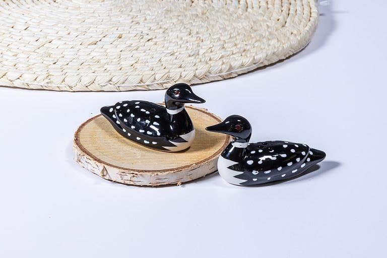 Abbott Collection 27 Sp Loon Salt & Pepper, 2.5 Inches L, Black