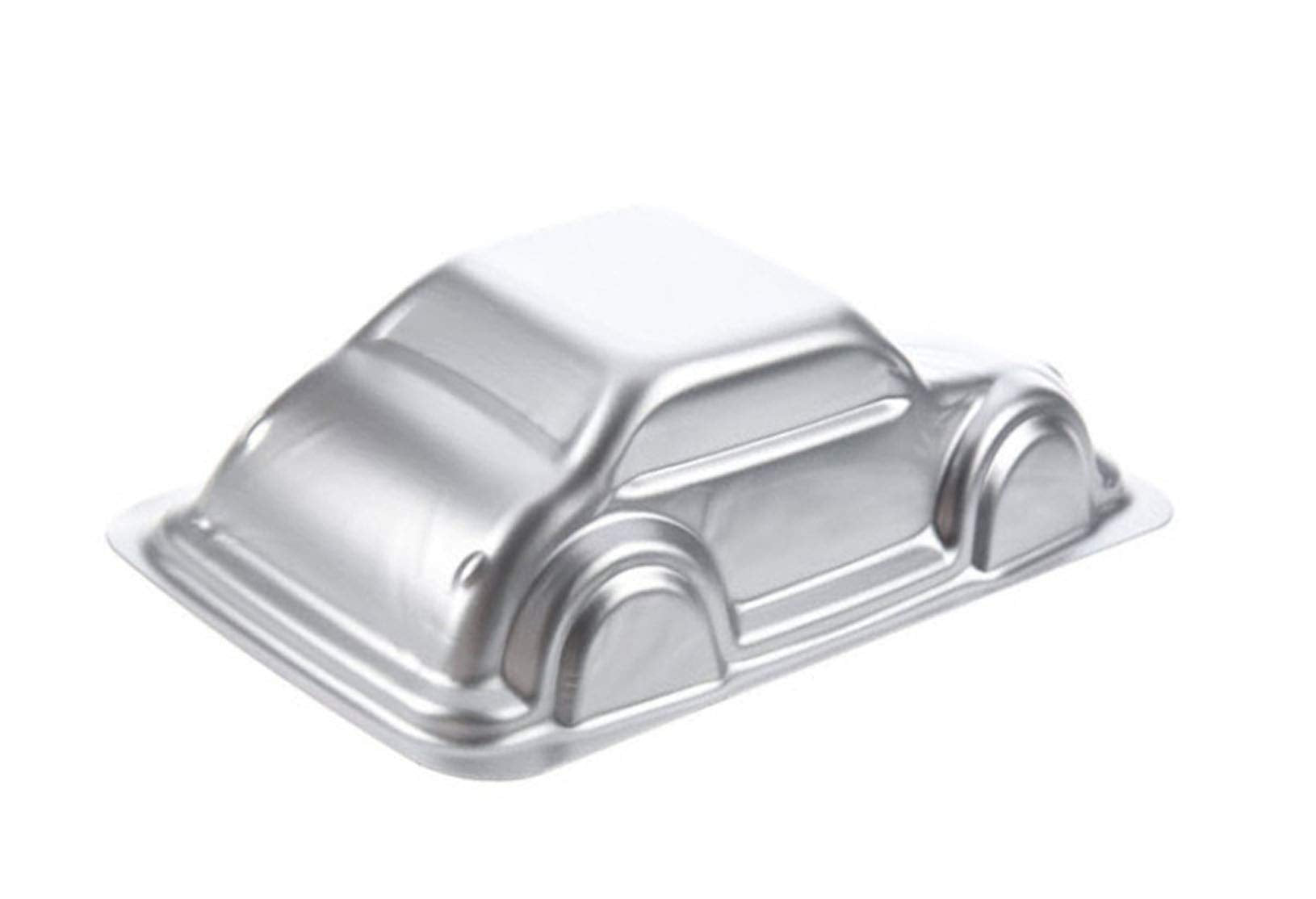Zdywy 9.5 Inch Car Shaped Aluminum 3D Baking Mould Cake Mold Tin Birthday Cake Pan - Car