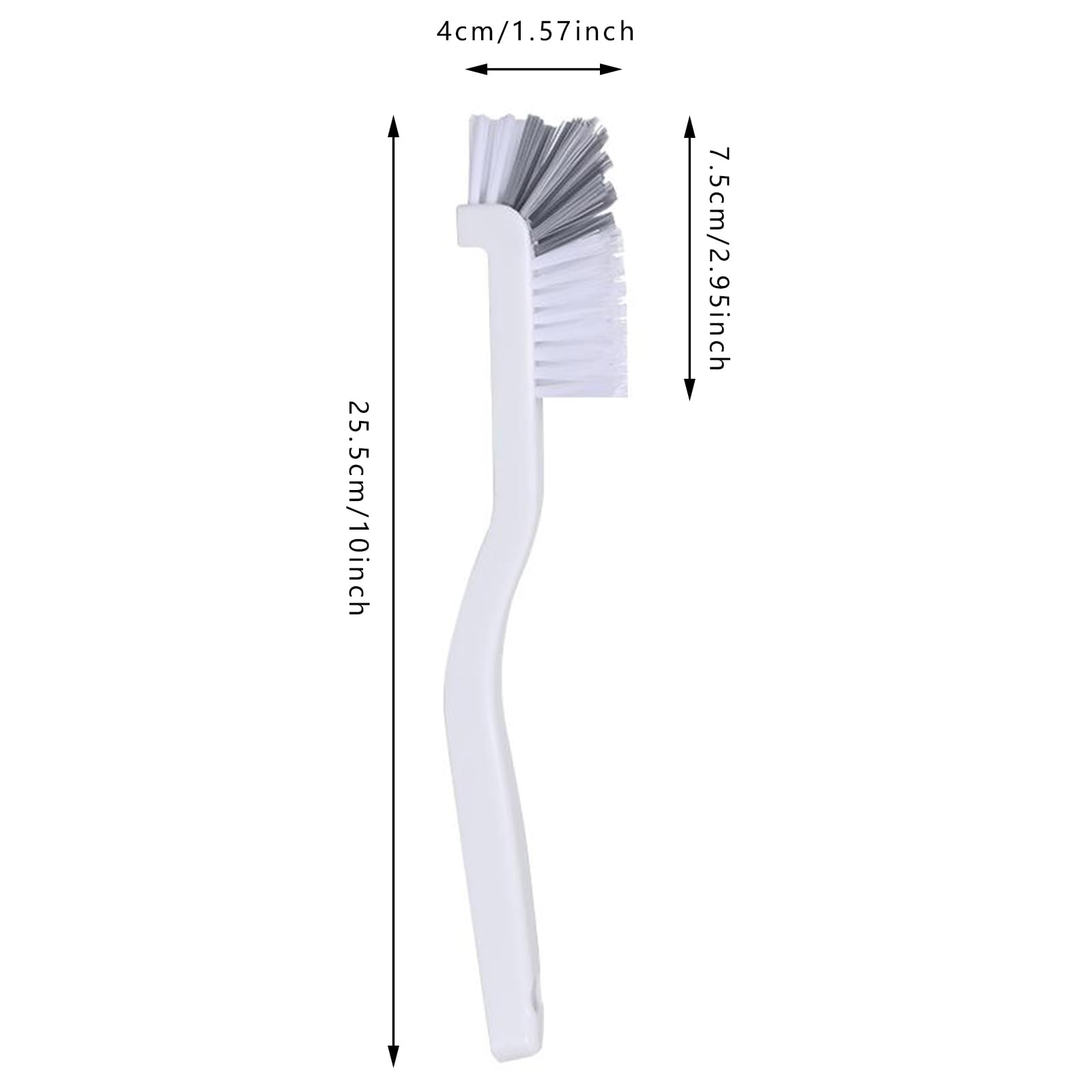 Set Of 24, Kitchen Scrub Brush Bulk Sink Bathroom Brush Edge Corner Cleaning Brush Right Angle Mini Grout Brush For Household Di