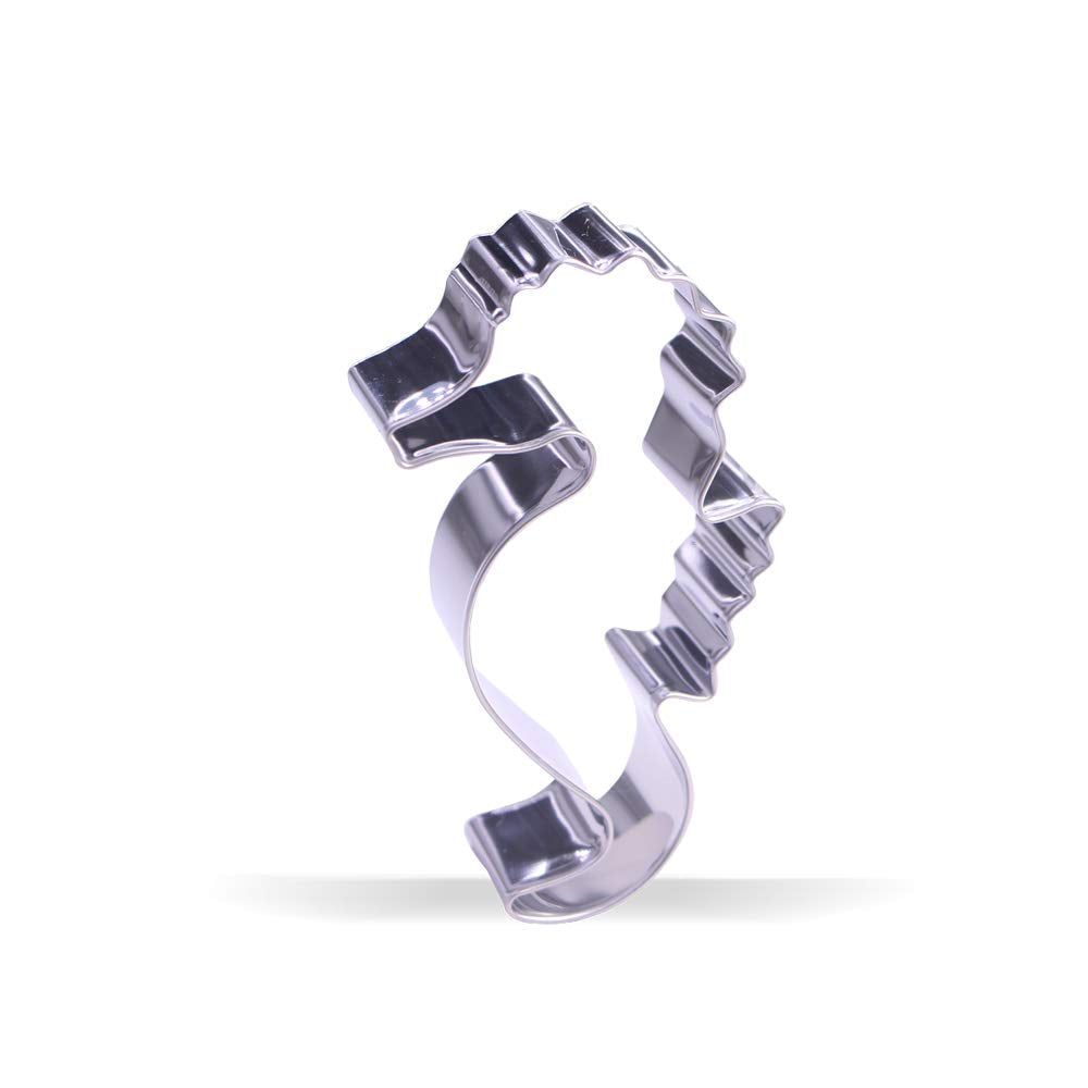 3.9 Inch Seahorse Cookie Cutter - Stainless Steel