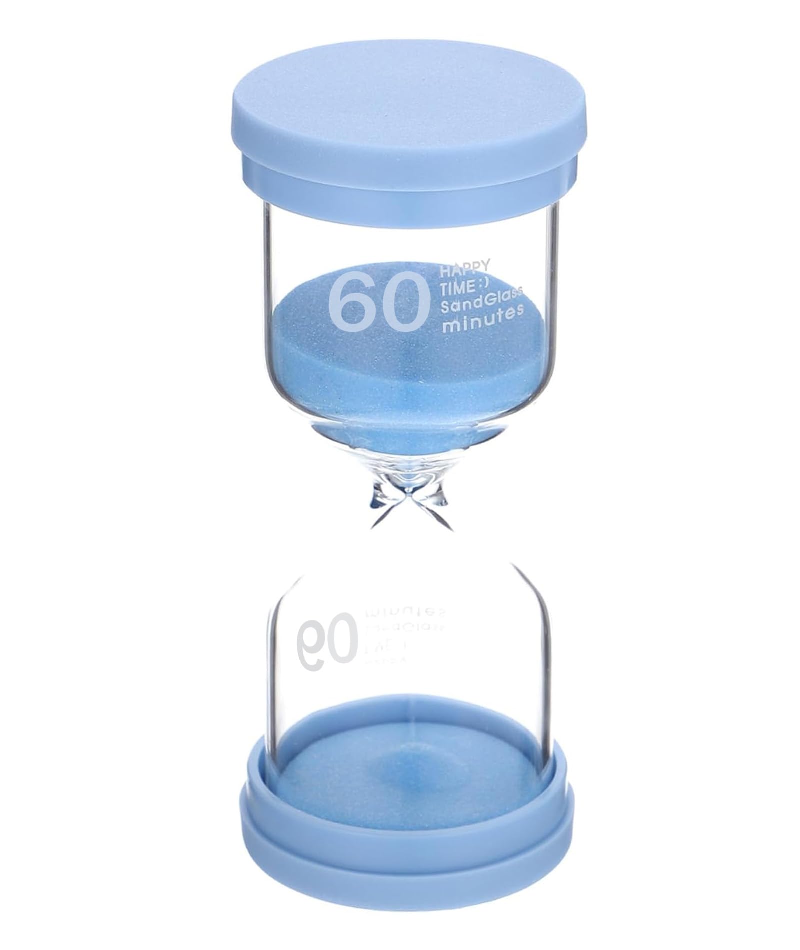 Sand Timer With 60 Minute Blue Hourglass Retro Flip Clock Elegant Table Decor For Study, Kitchen Or Any Room (12.7 * 5.5Cm)