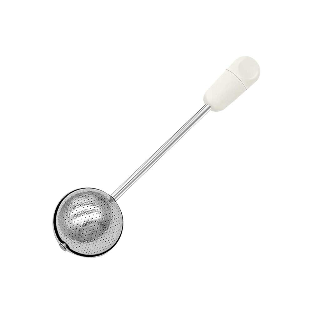 Sugar Shaker Duster Wand for Flour and Spices, Stainless Steel Spoon Powder Sugar Duster, Rotating Tea Filter, Easy One-handed O