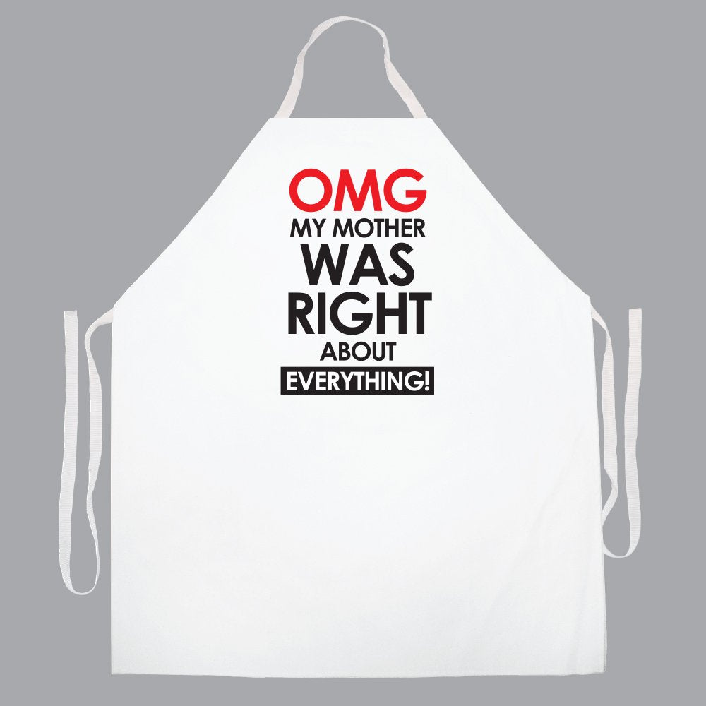 Attitude Aprons Fully Adjustable ''That'S Too Much Bacon -Said No One Ever'' Apron-Red
