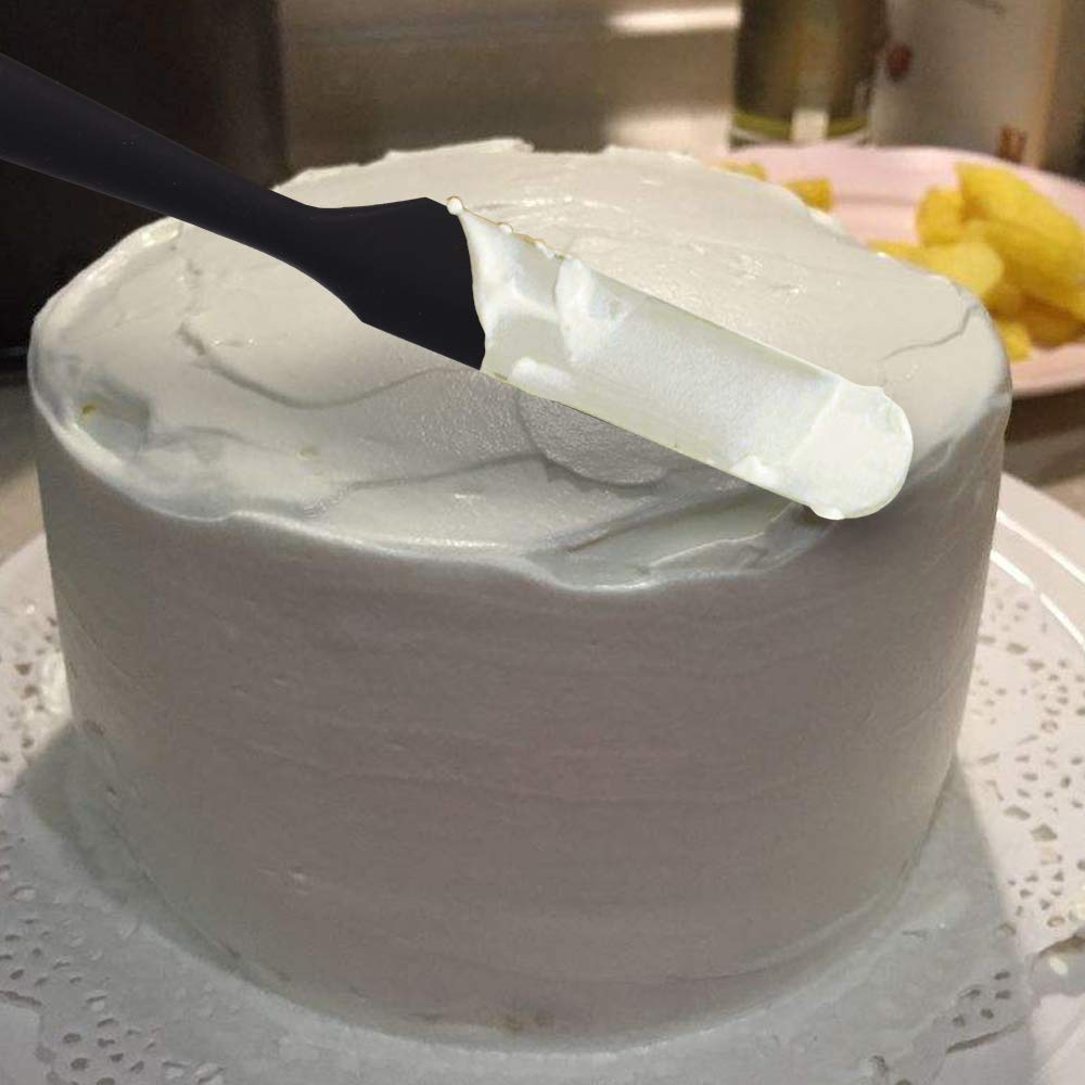 Newk Silicone Cooking Spatula Set, 6-Piece Set With One Piece Design, Nonstick Rubber Spatula Kitchen With Stainless Steel Core