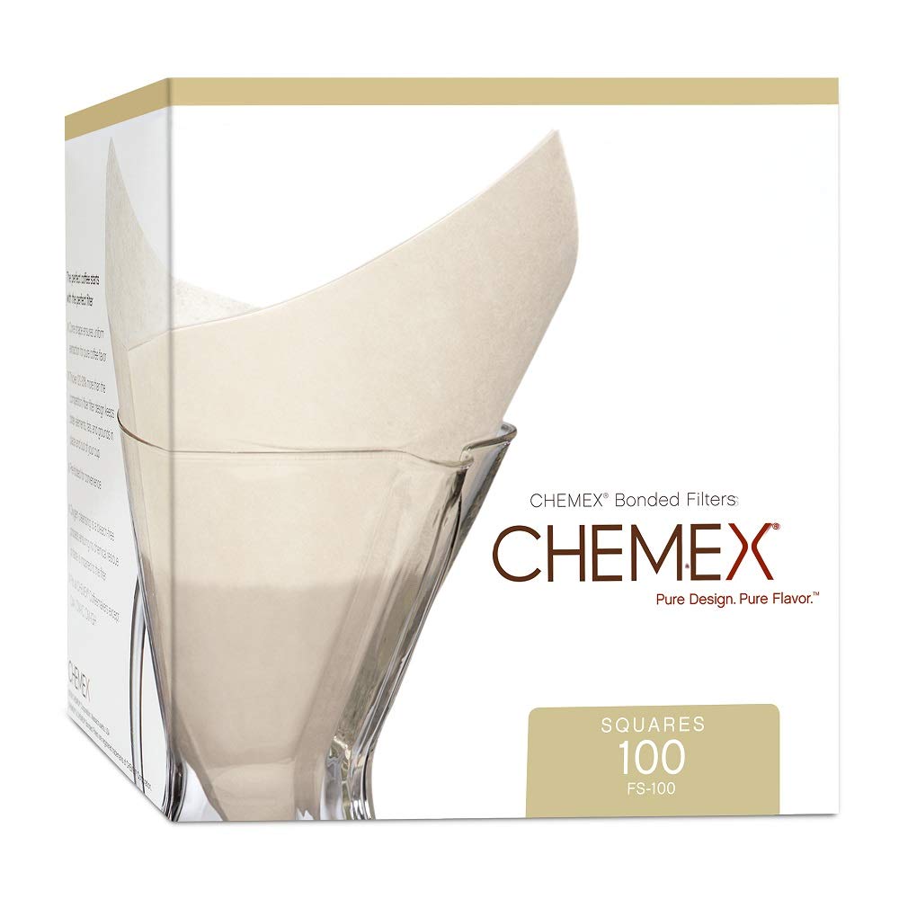 chemex Bonded Filter - Square - 100 ct - Exclusive Packaging