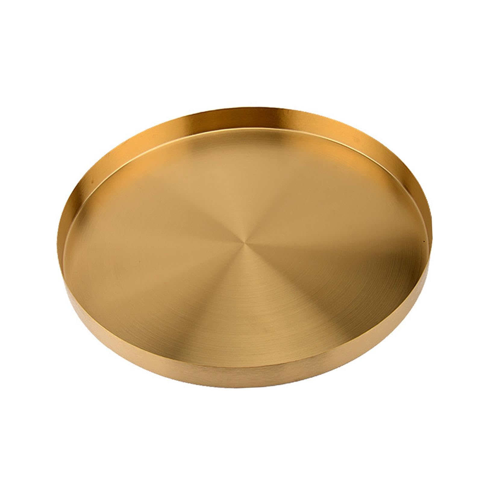 Ujeavette Jewelry Dish Storage Tray Fruit Serving Tray For Restaurant Decoration Snack 30Cm