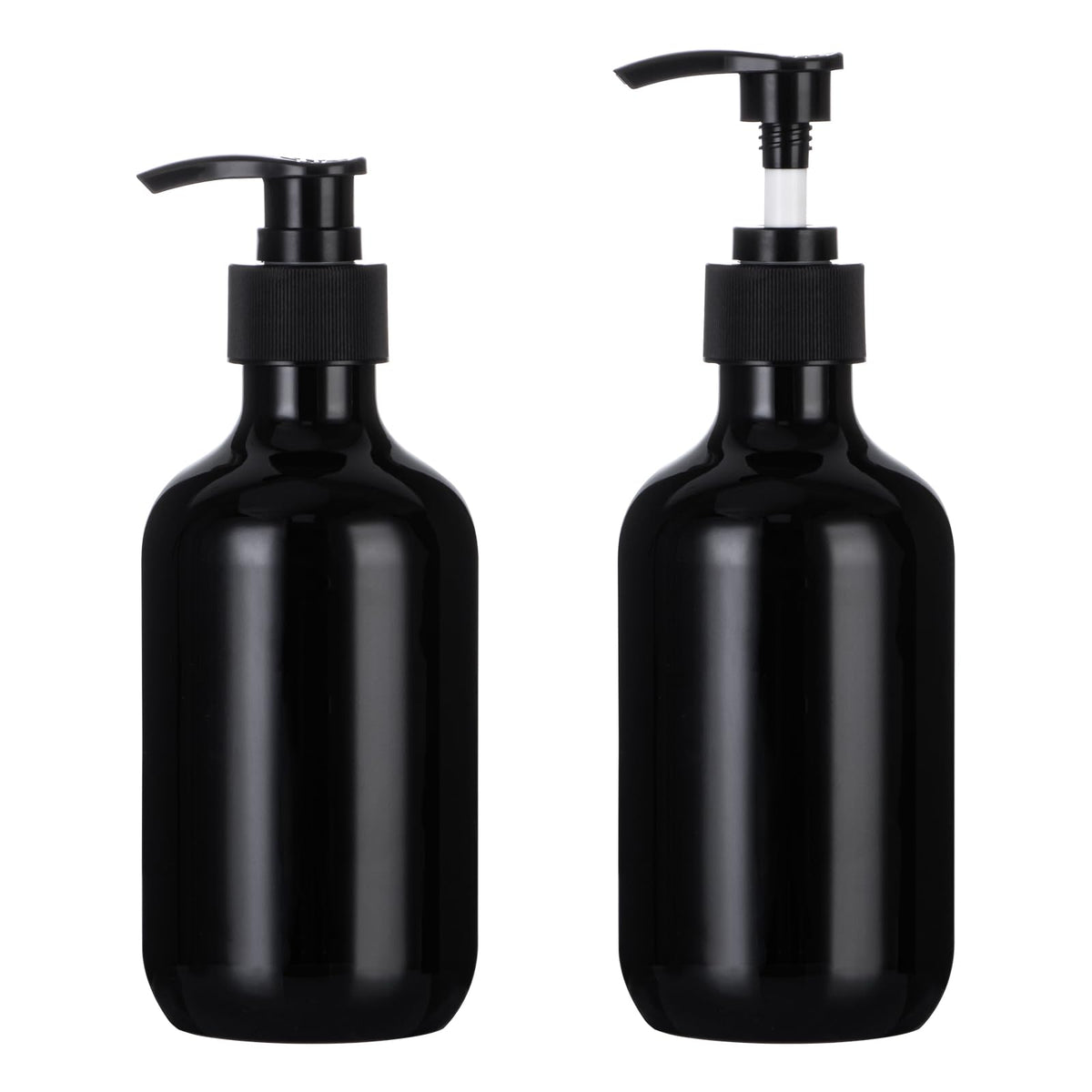 Yebeauty Pump Bottle Dispenser, 10Oz 300Ml Empty Plastic Shampoo Conditioner Dispenser, Refillable Shower Soap Dispenser Pump Bo