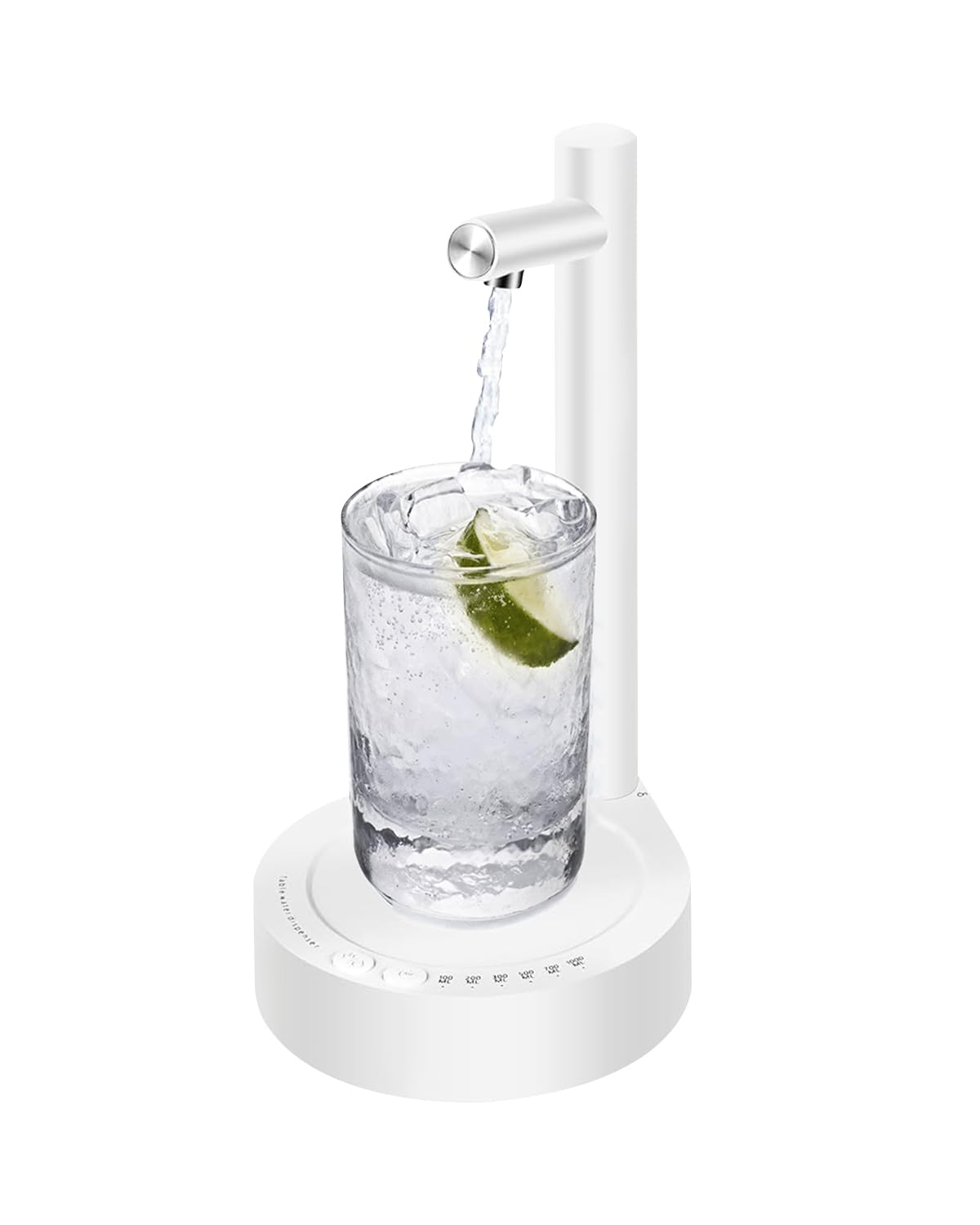 Desktop Water Bottle Dispenser, Pluzz Portable Electric Water Pump For 5 Gallon Bottle, Bedside Water Dispenser For Home, Office