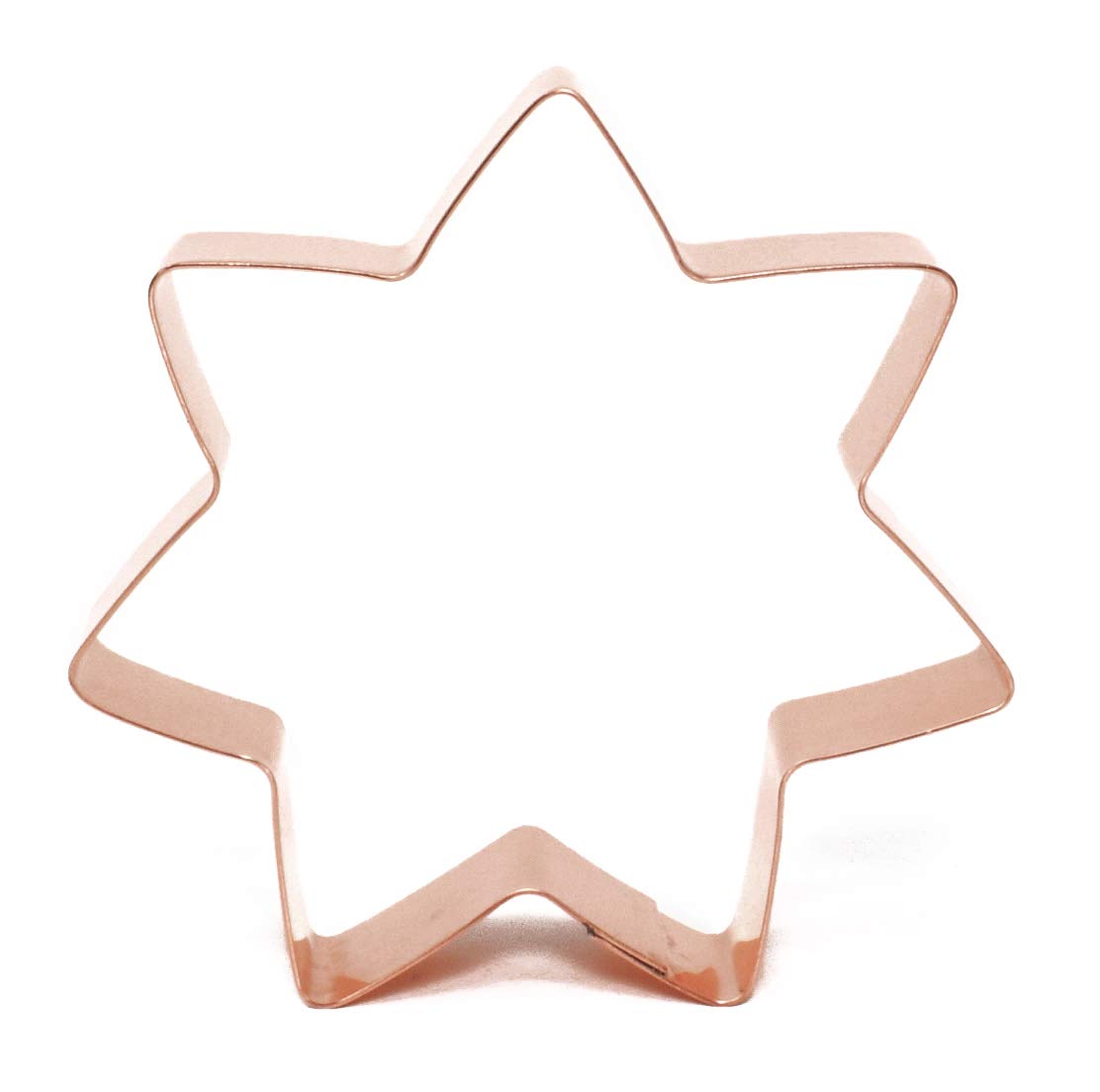 Obtuse Heptagram Heptagon Seven-Sided Polygon Sheriff Police Badge Cookie Cutter