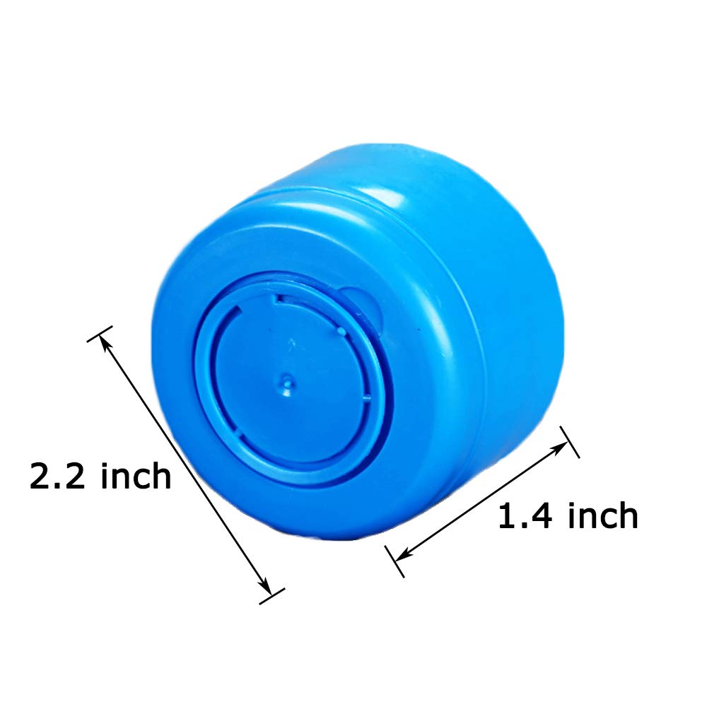 Zddaoole 30 Pack Non Spill Caps,Reusable 55Mm 3 And 5 Gallon Water Bottle Snap On Cap,Replacement Non-Spill Anti Splash Water Ju