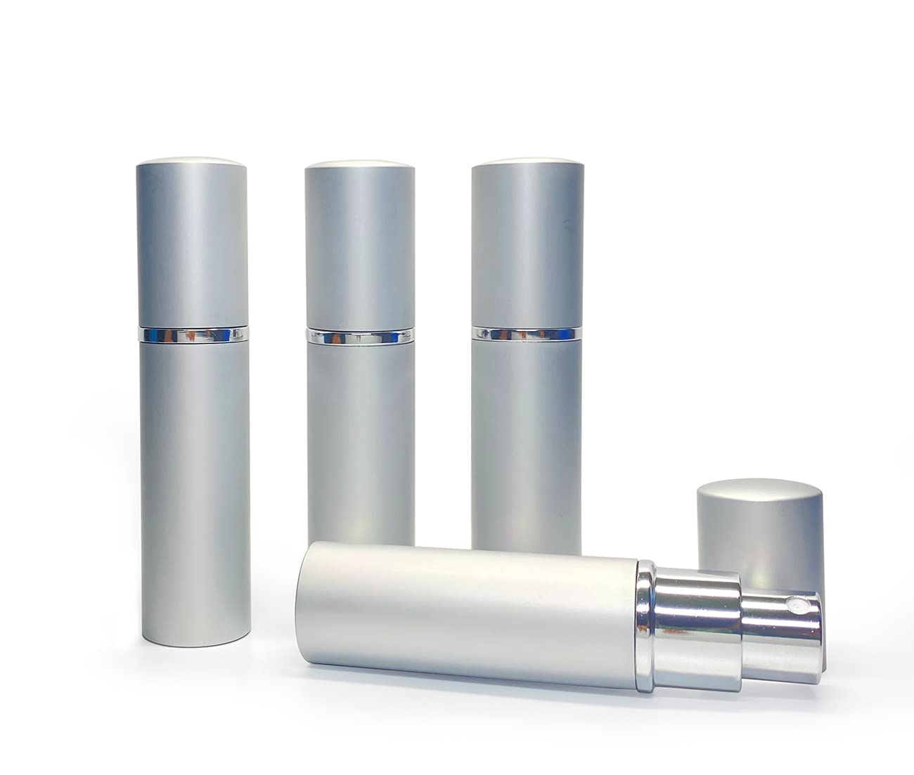 Zbfwmx 20 Pack Set 10Ml Protable Refill Bulk Atomizer Spray Travel Perfume Bottle Hydrating Empty Bottle (20Pack Metal)