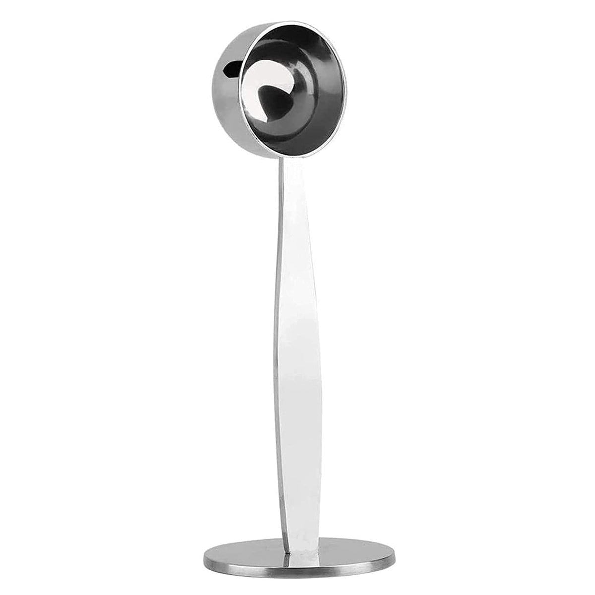 Espresso Coffee Scoop Tablespoon Measure Spoon Stainless Steel Dual-Purpose Multi Function 2-In-1 Tamper Measuring Tea Scoops
