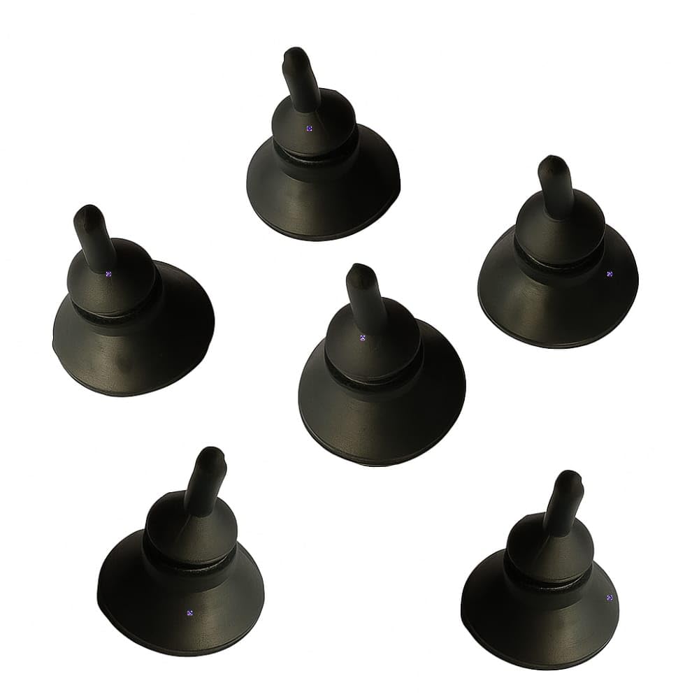 Mixe & Table Top Wet Grinder Leg Bush or AntiVibration Rubber Base(pack of 6pcs) Compatible with Multiple Brand |Black|