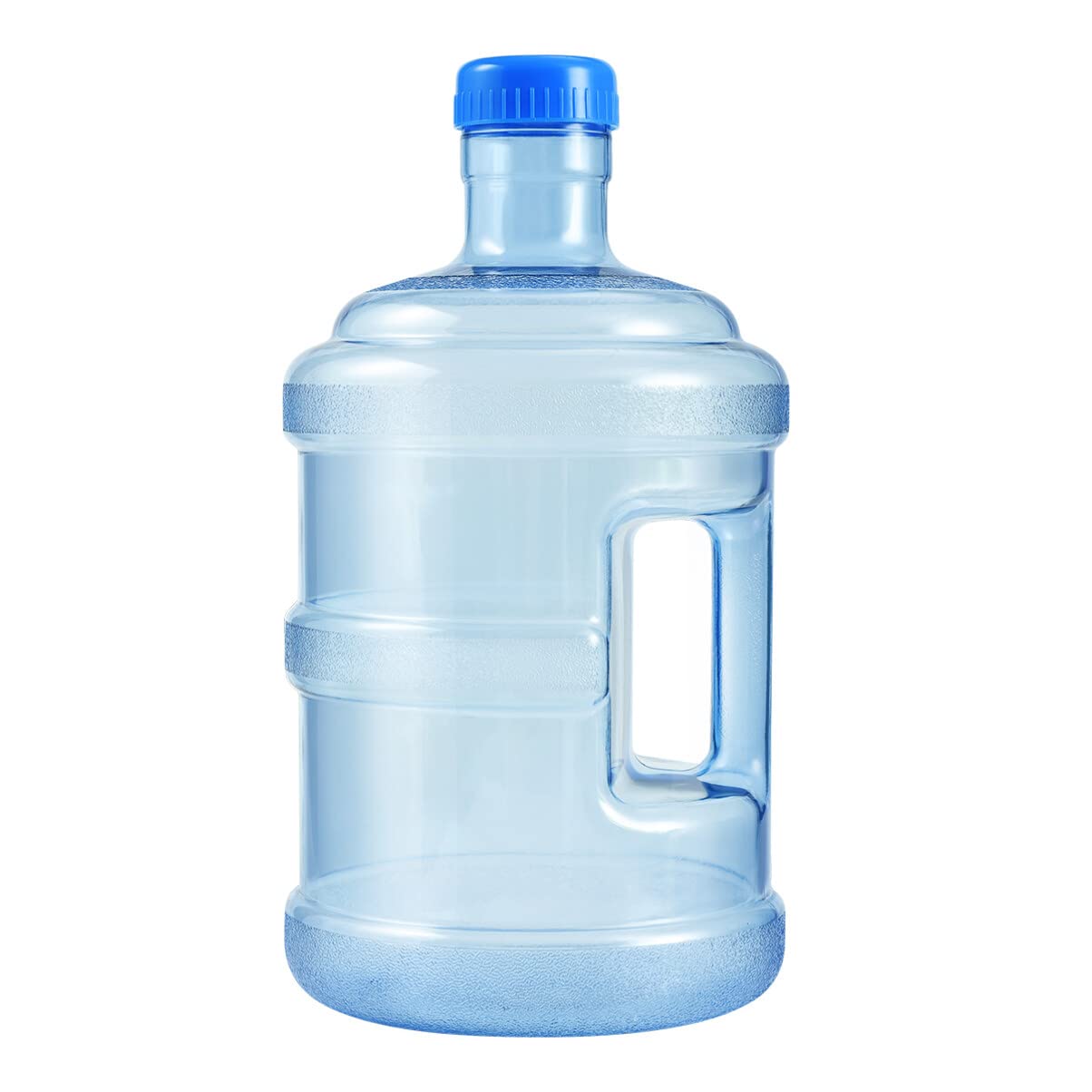 FAVOMOTO 5L Water Jug with Handle: Thickened Reusable Water Bottle  Portable Clear PC Barrel Container for Outdoor Camping Car 