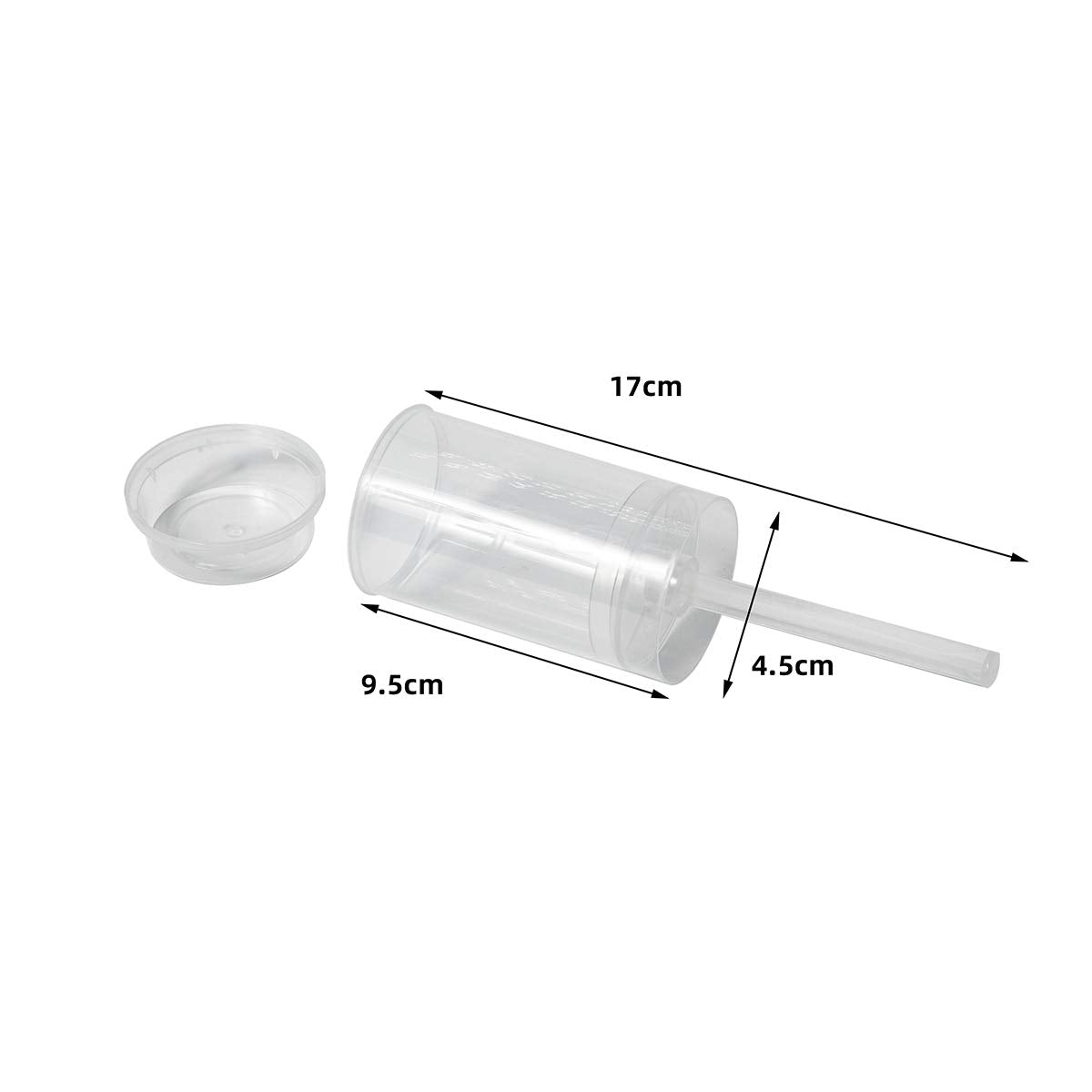 Ihomecooker 20 Hole Push Pop Cake Stand And 24 Clear Push-Up Cake Pop Shooter (Plastic-Clear)