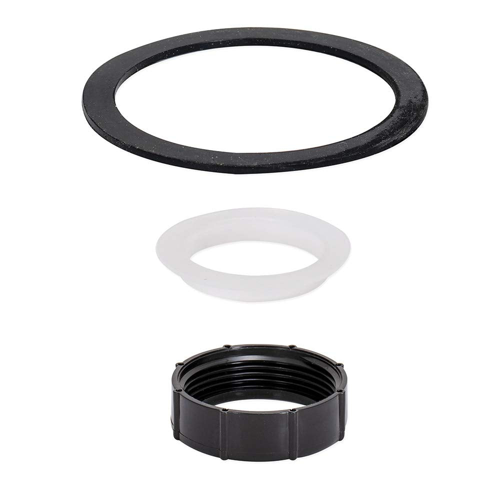 EZ-FLO Kitchen Sink Strainer with Flange  White ABS Basket with 3-1/2 Inch to 4 Inch Opening  Stainless Steel Finish  30006