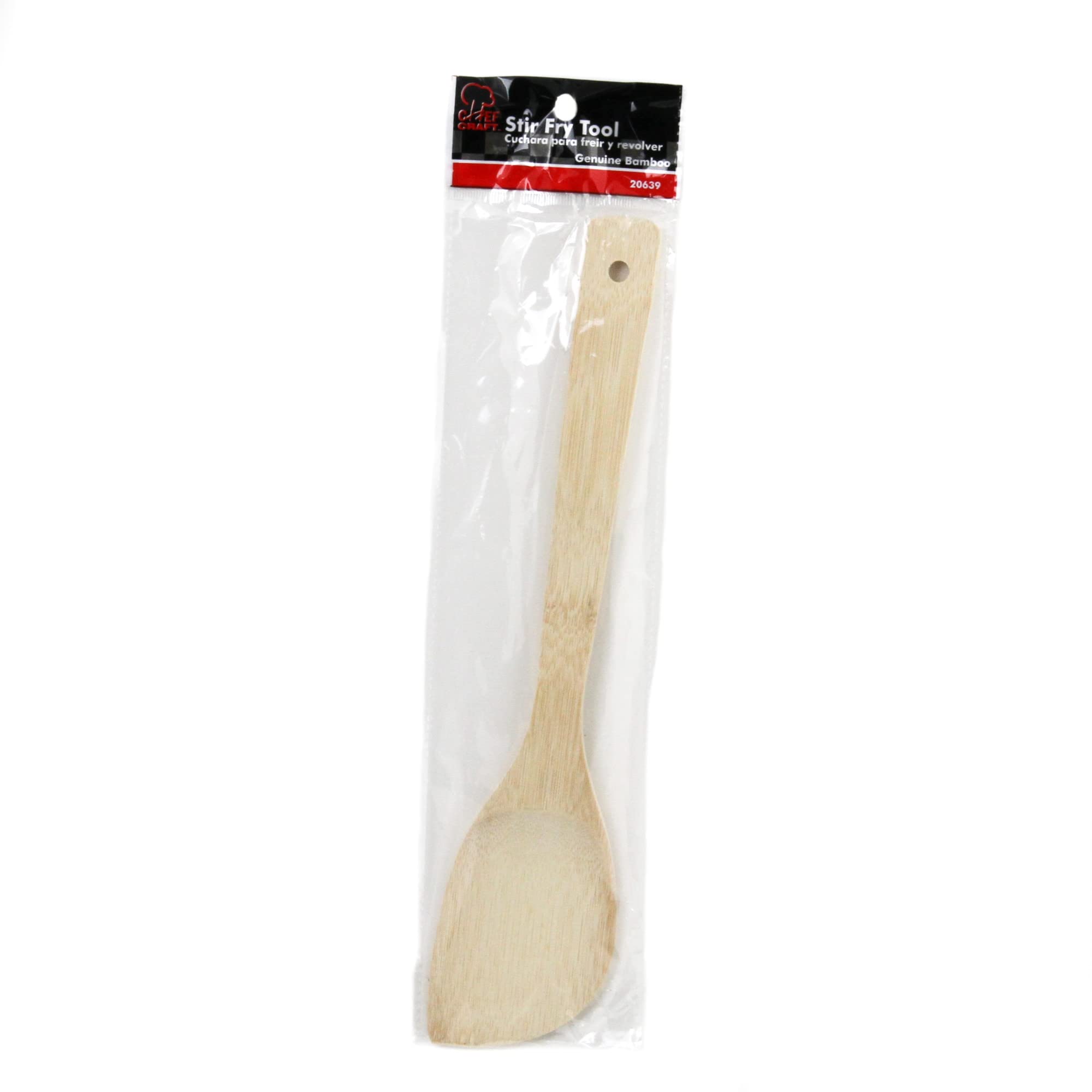 Chef Craft Select Bamboo Stir Fry Spatula, 11.75 Inches In Length, Natural