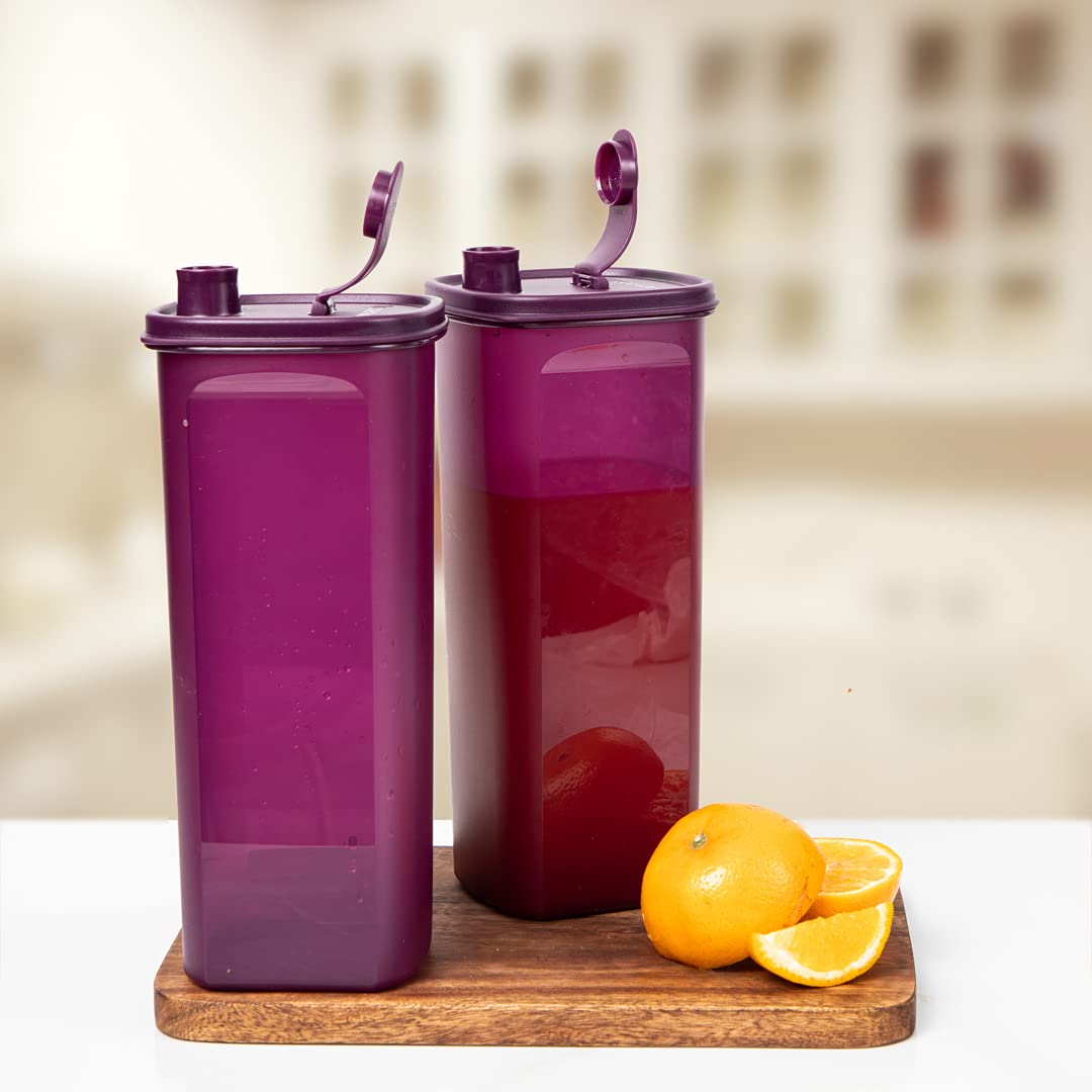 Tupperware Fridge Bottle Pitcher Slim Line 2L 2Pc